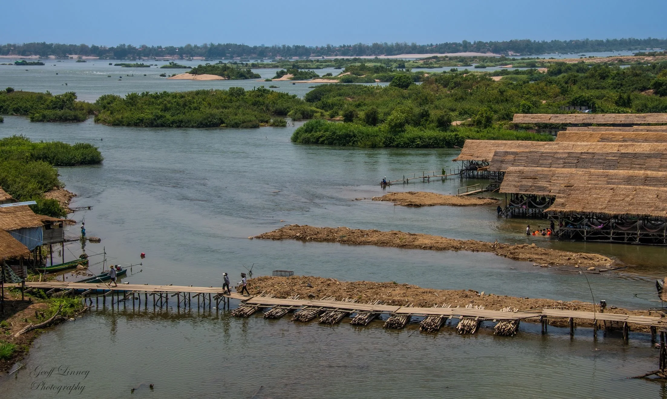 Mekong floating bridge