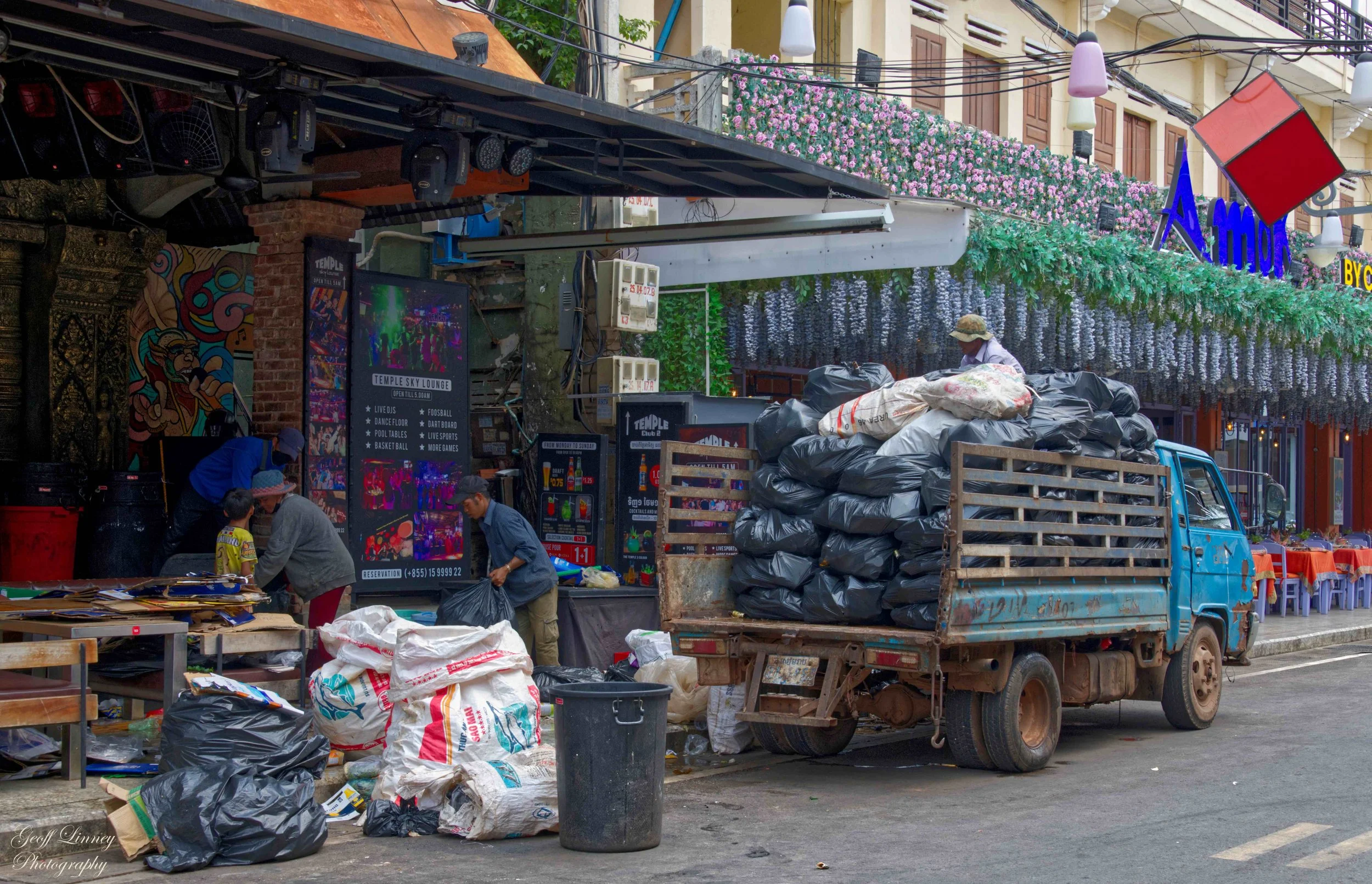 Siem Reap rubbish collection