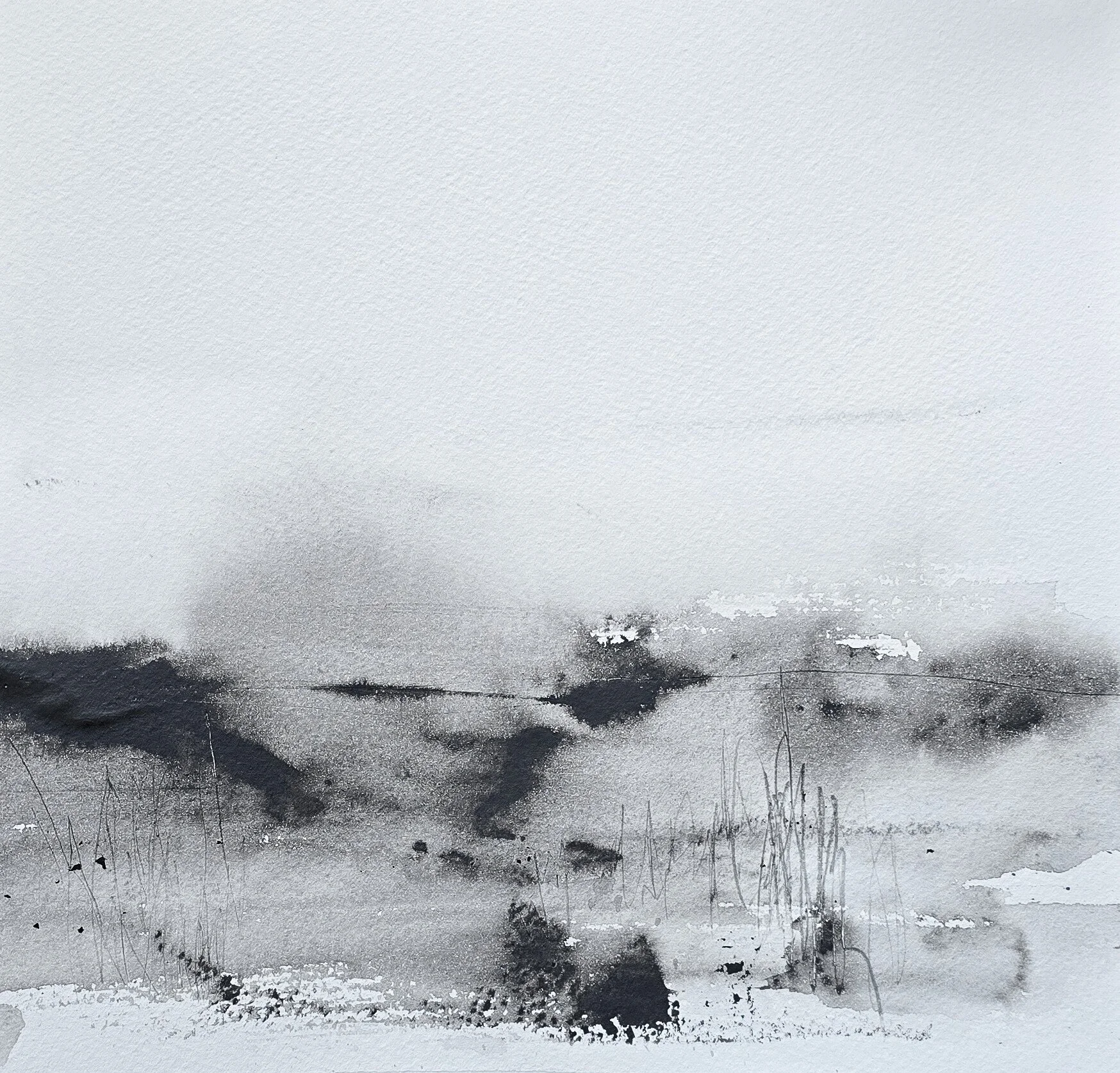 Teri Linder - Black Watercolour Landscape - Study 2.jpg