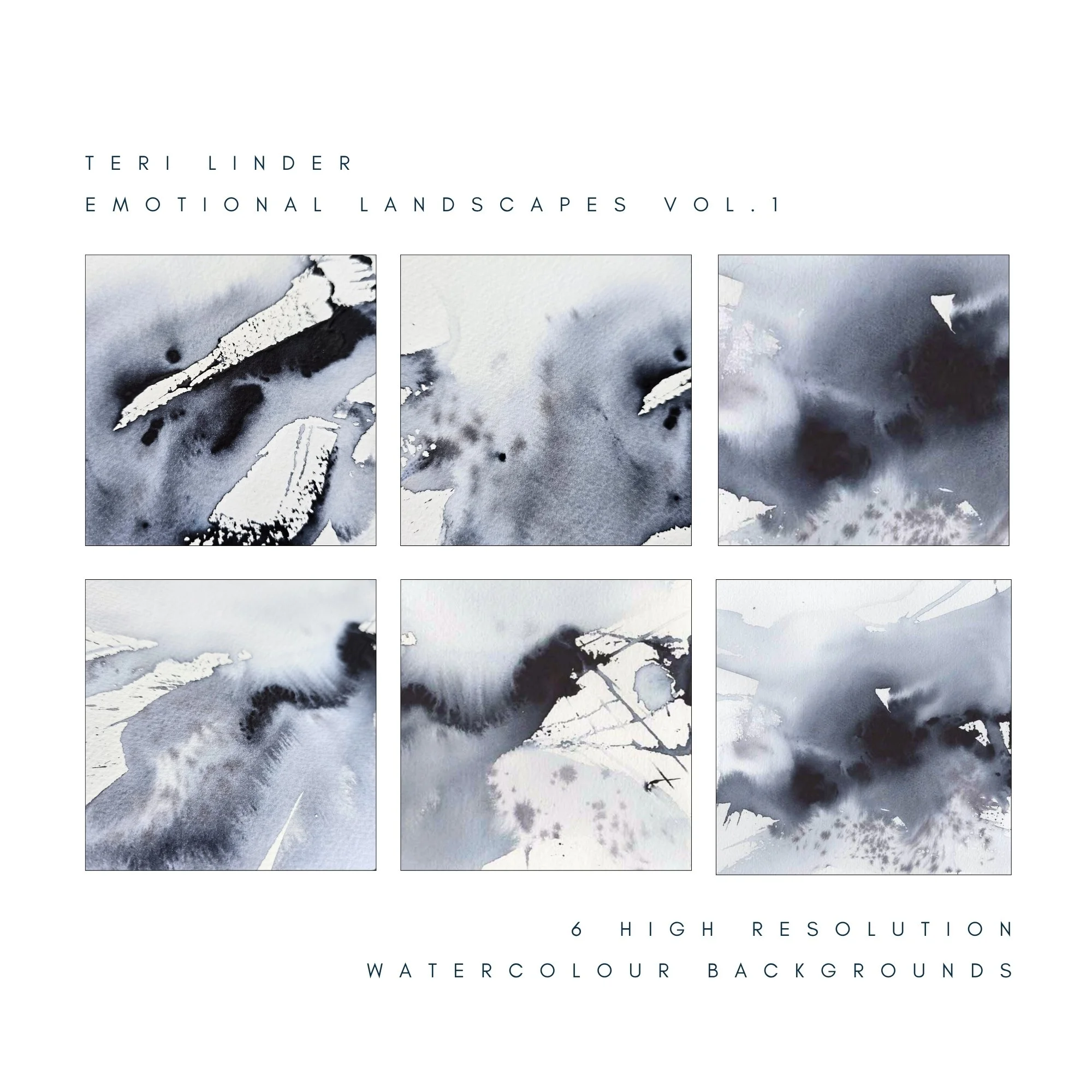 Emotional Landscapes — Moody Watercolour Background Pack Vol.1