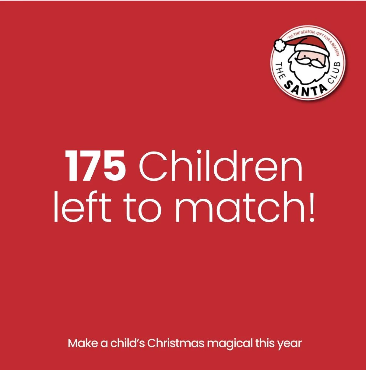 175 children left to match!!! 

Each and every child comes from a story that is similar to these ones. One where the parent or caregiver feels that Christmas is out of reach. 

These stories are currently from children that are yet to be matched to o