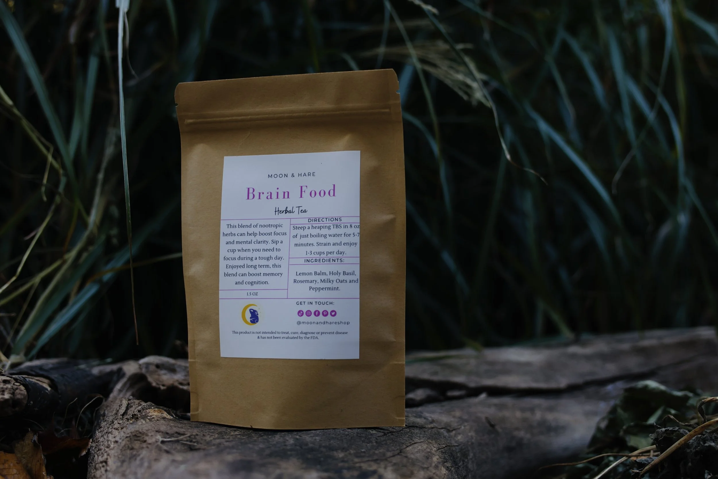 Brain Food | Herbal Tea for Focus & Mental Clarity