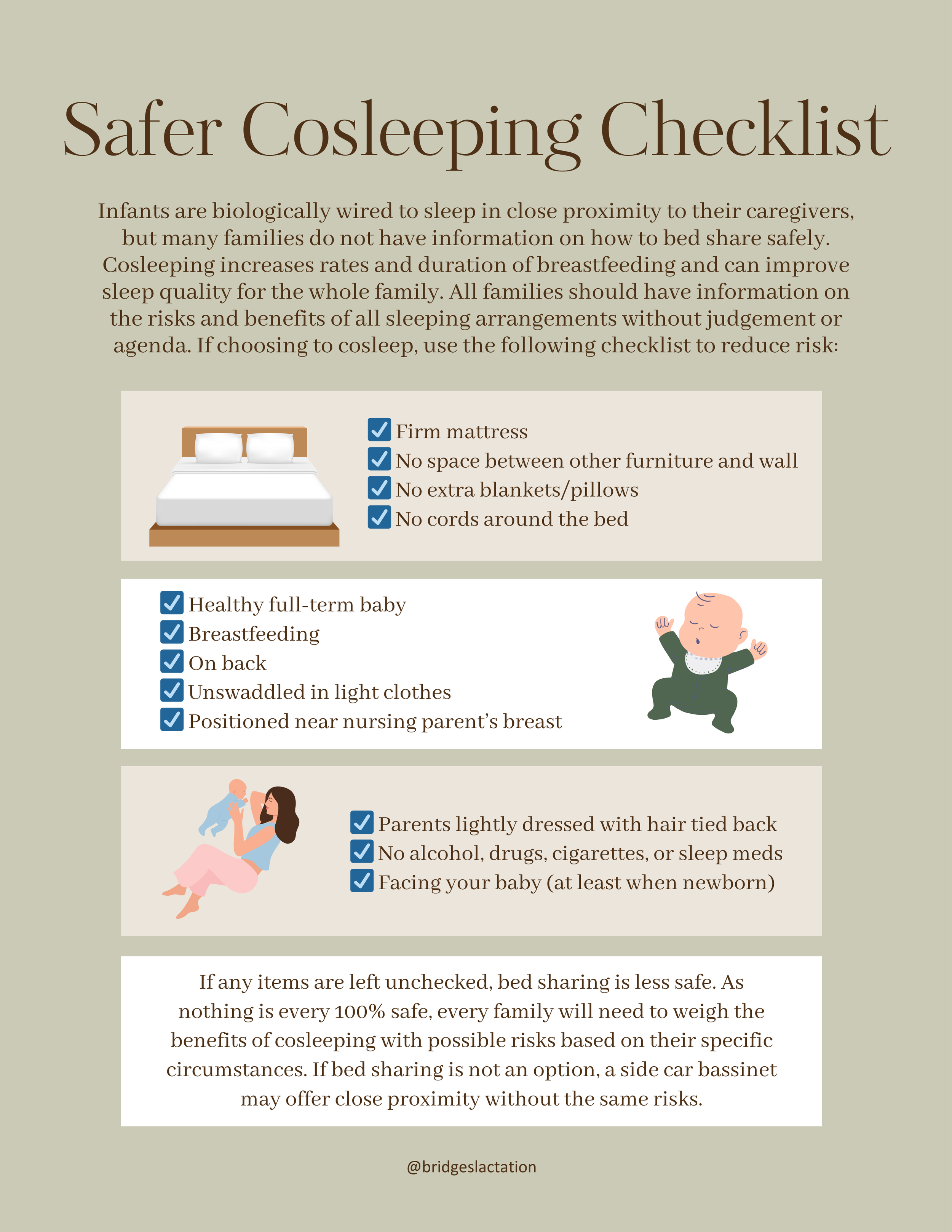 Safer Cosleeping Checklist
