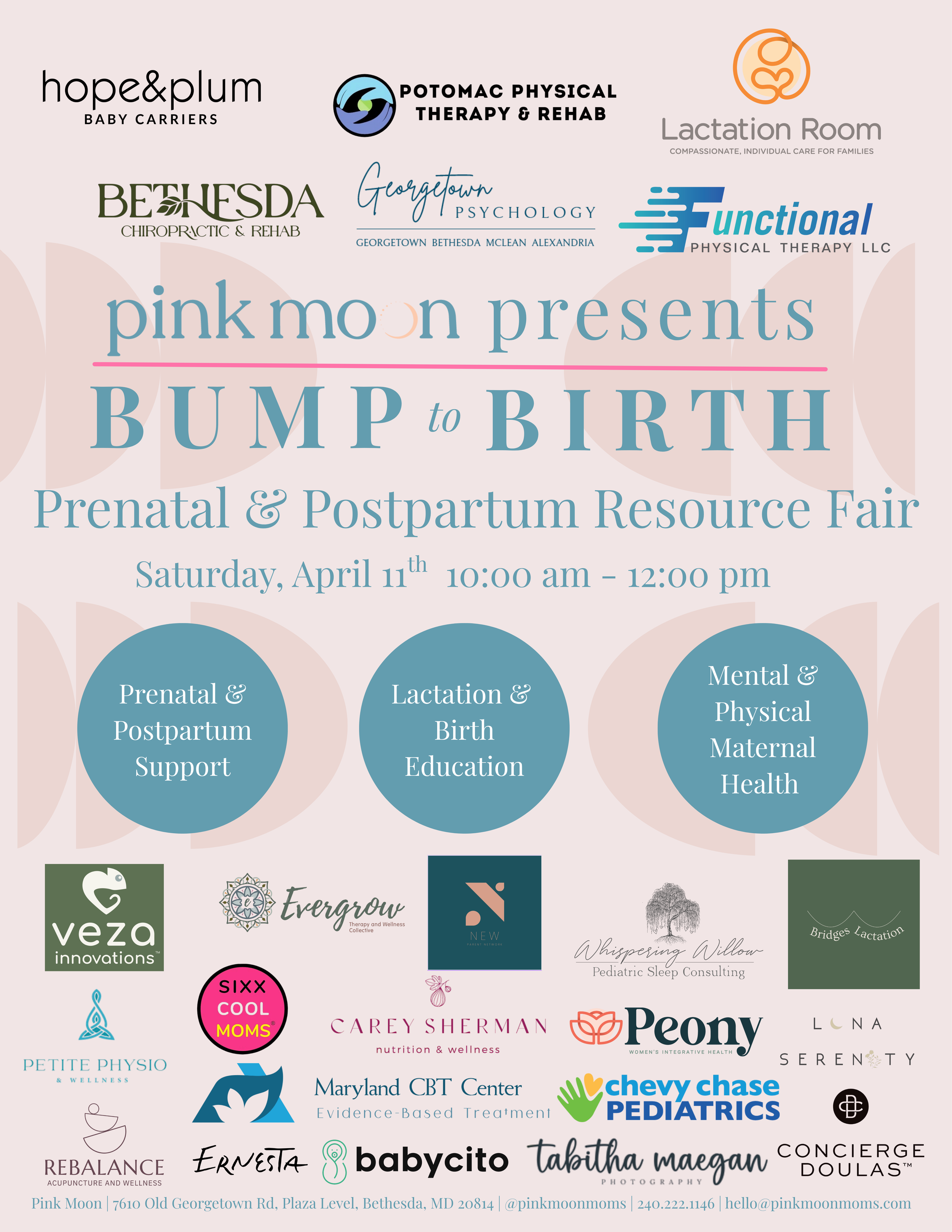 Bump to Birth: Prenatal &amp; Postpartum Resource Fair