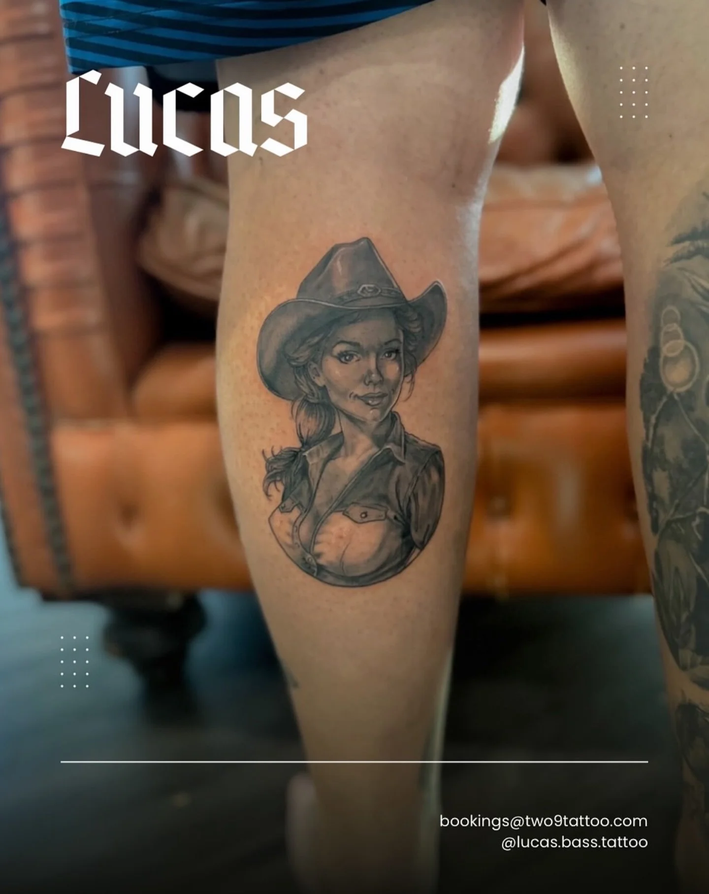 Portrait by @lucas.bass.tattoo 🐴 Lucas is keen to do more of these into 2026, so dm to lock something in 🖤