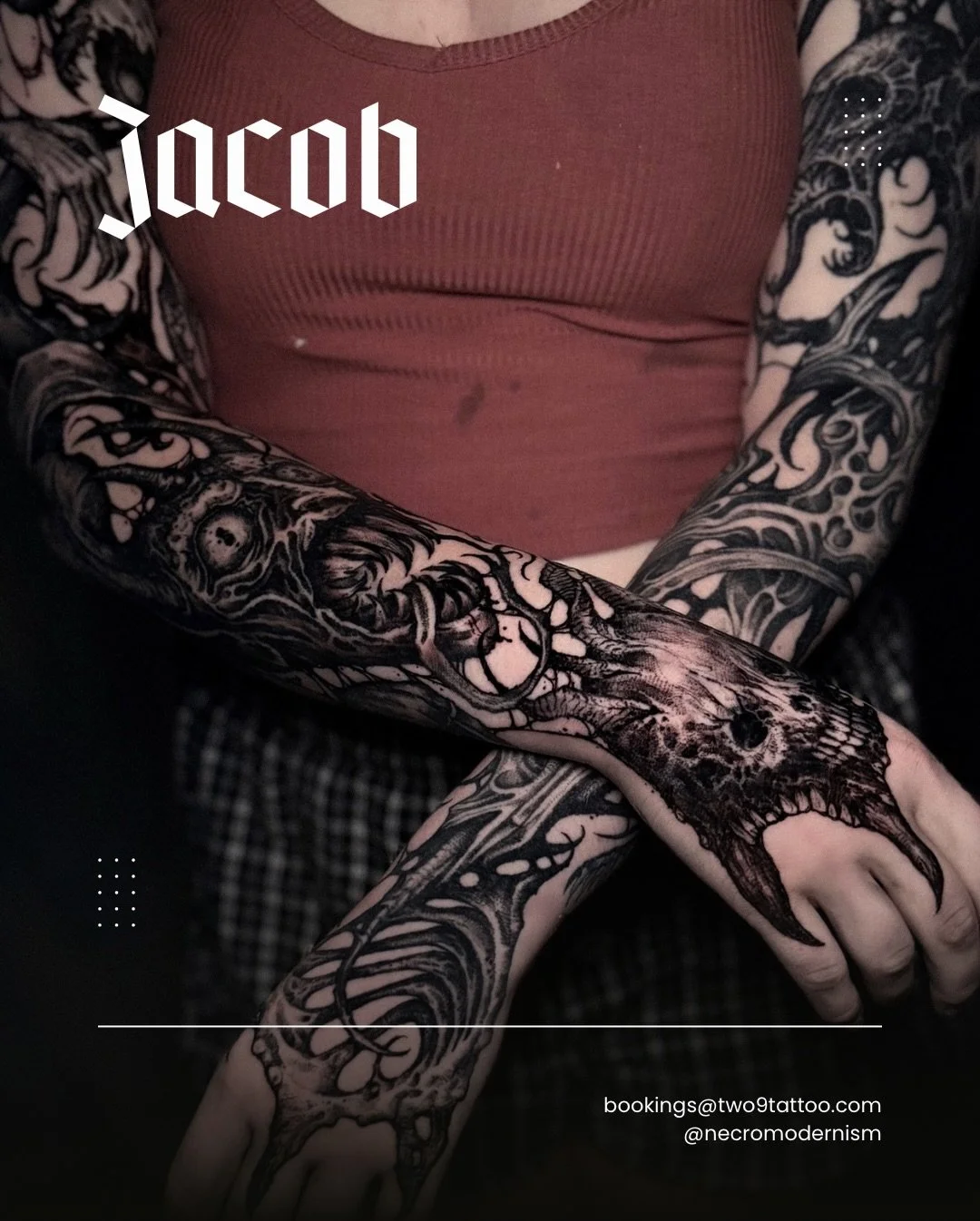 2 freehand sleeves wrapped for a client by @necromodernism! 
Jacob is filling quickly with new and exisiting clients / designs for 2026! Get in touch for all bookings and inquires 🖤