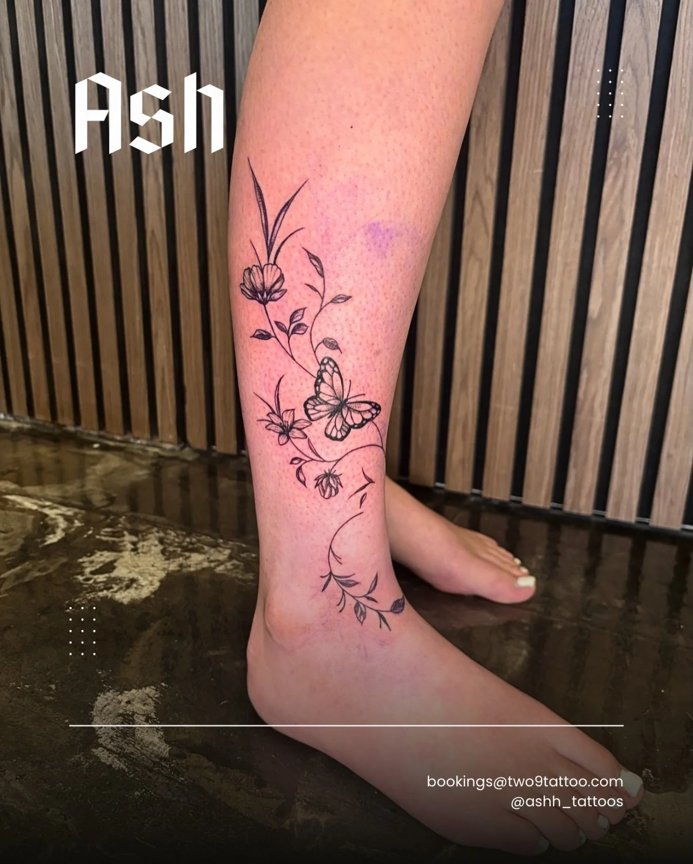 @ashh_tattoos has been working away 🦋 DM for all bookings ❤️