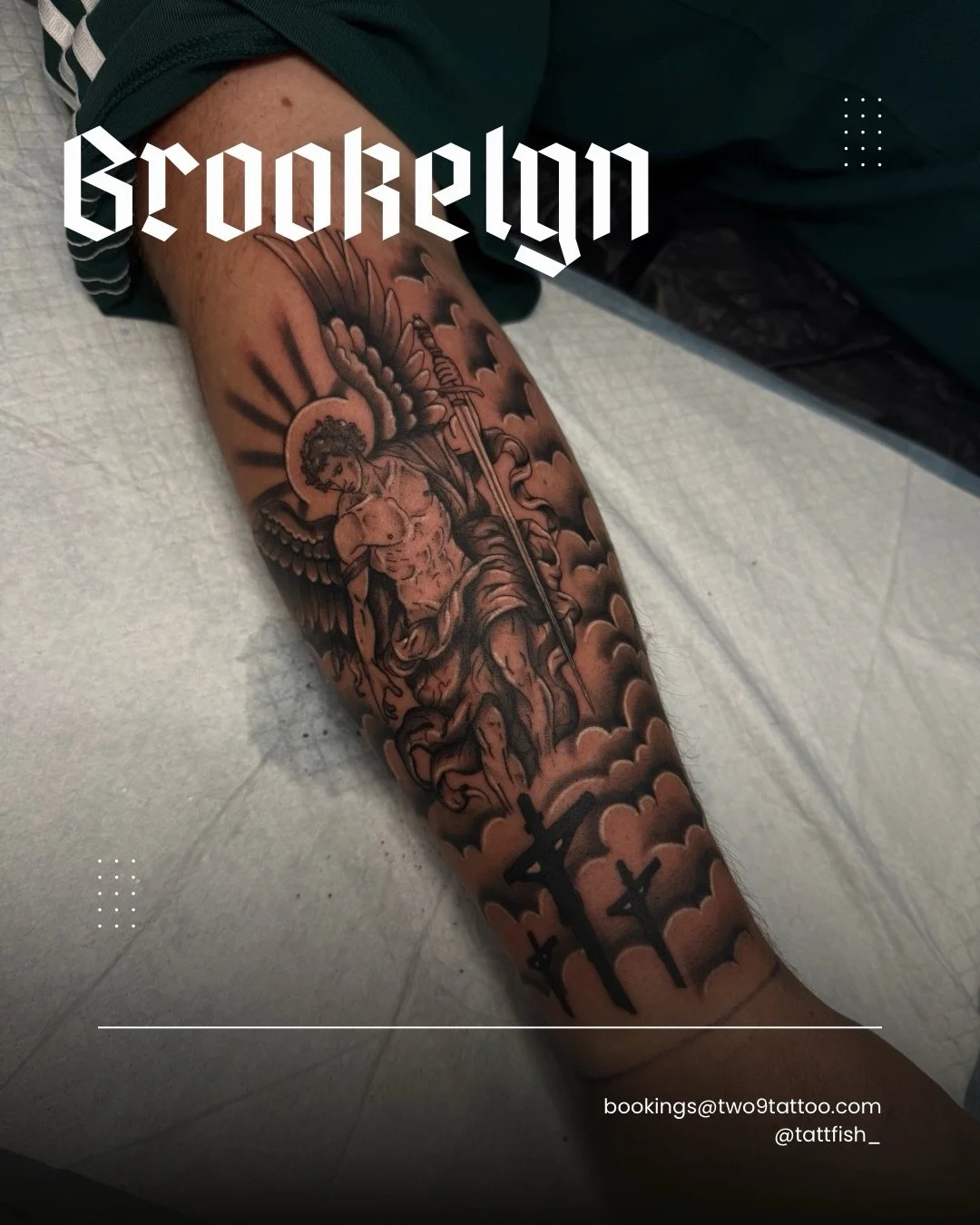 A couple tattoos from Brookelyn this week! 

Done by @tattfish_