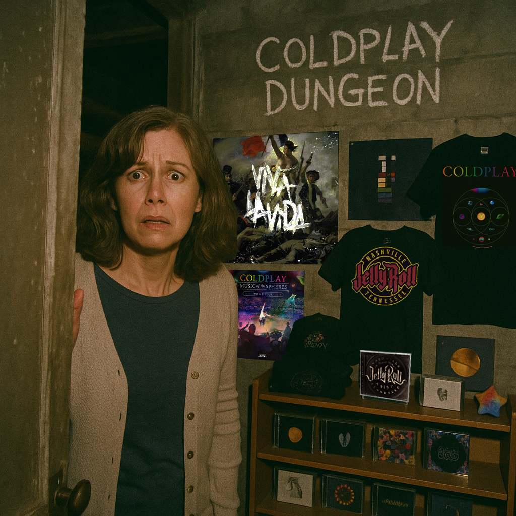 Astronomer CEO’s Wife Uncovers ‘Coldplay Merch Dungeon’ in Family Home