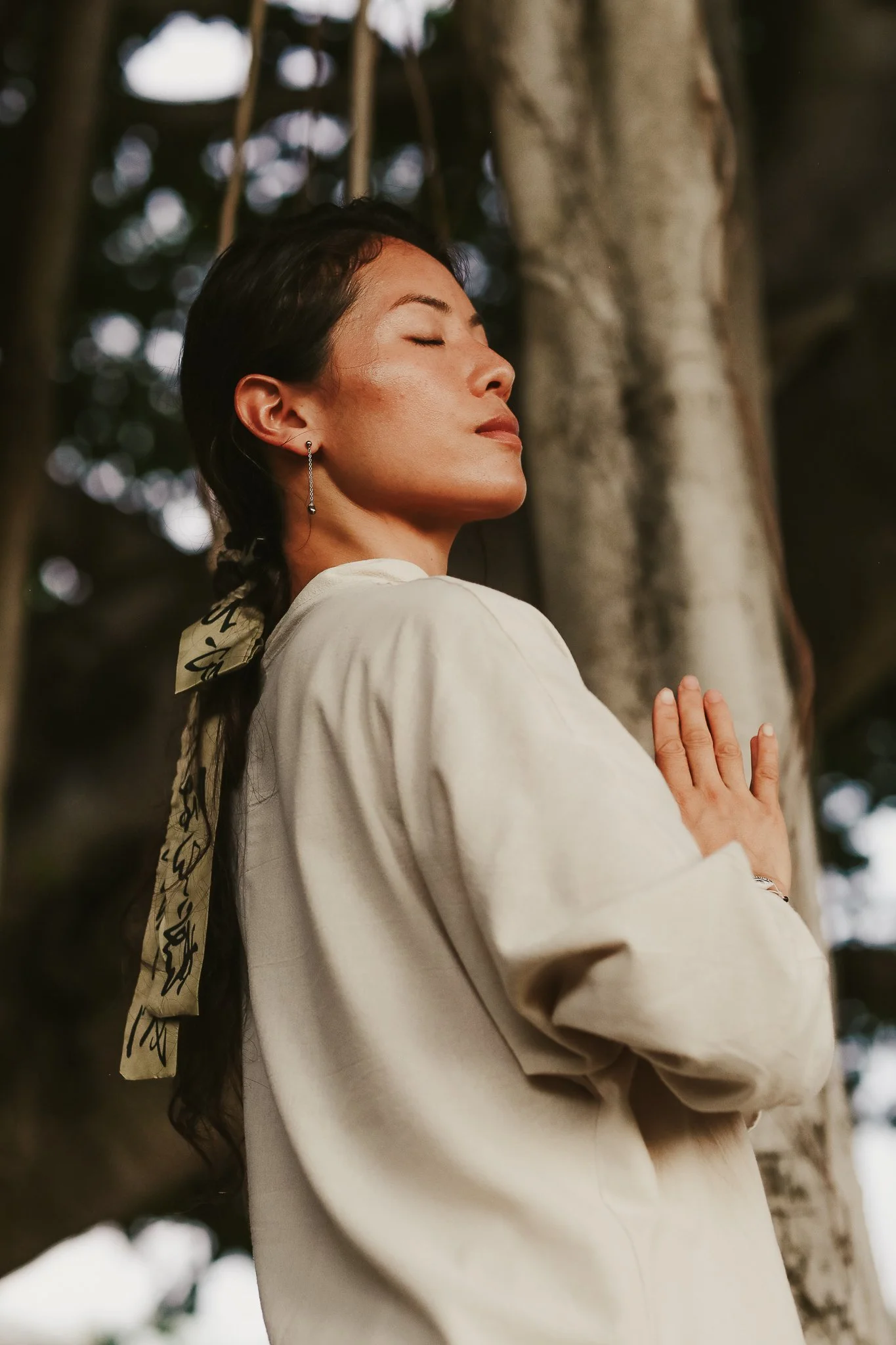 Haiying Xu Meditating in the Nature