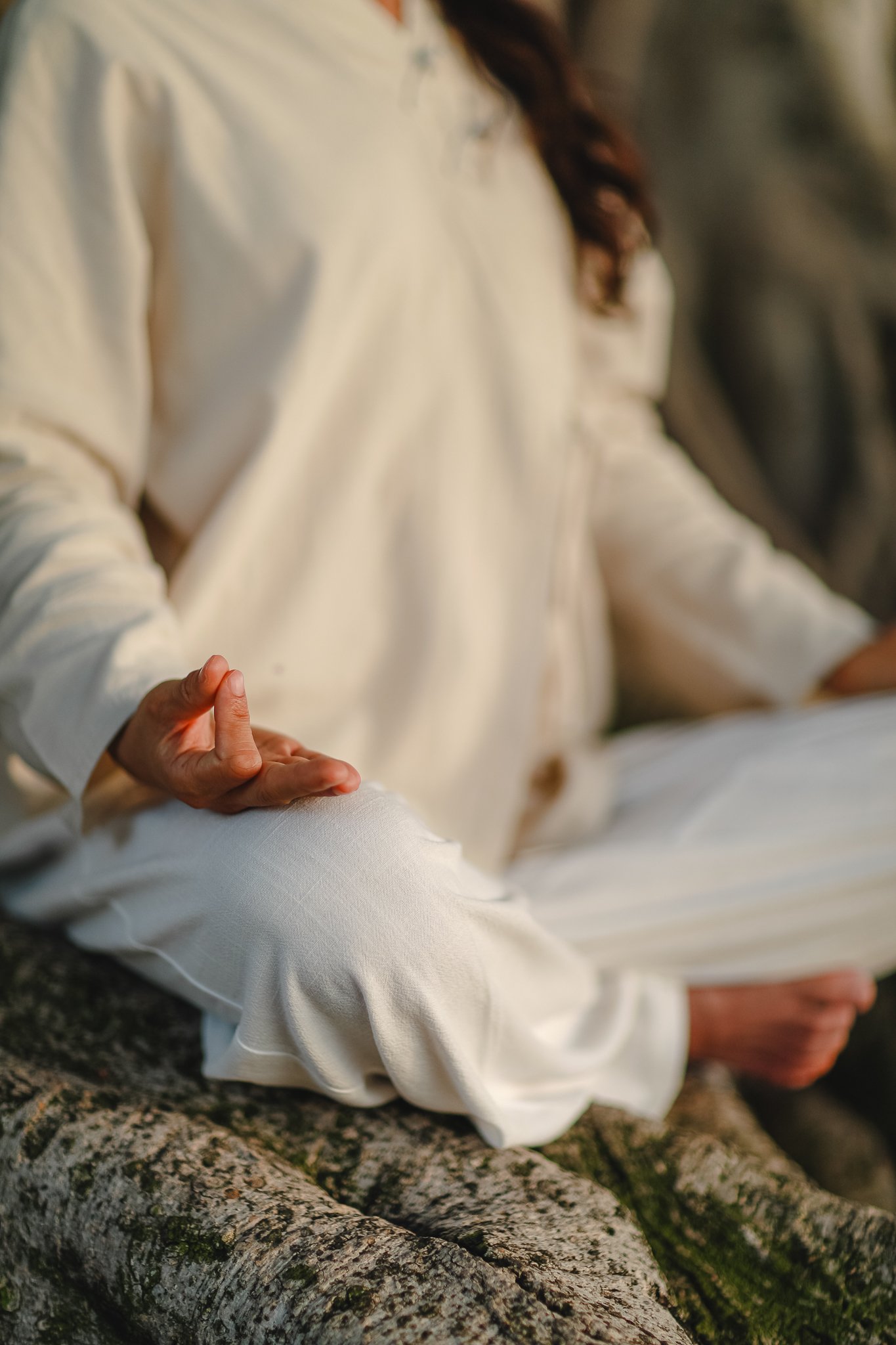 Haiying Xu Meditating Under the Tree