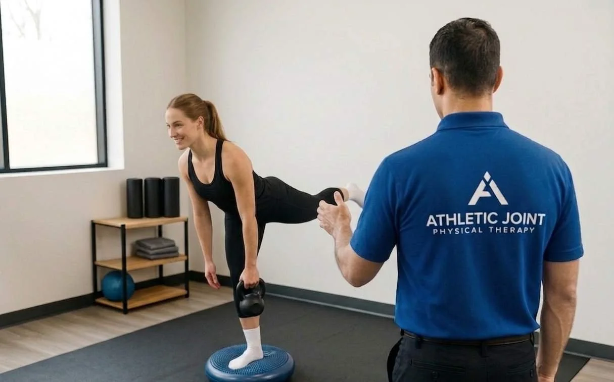 Dr. Hooman Nourparvar providing progressive exercises 