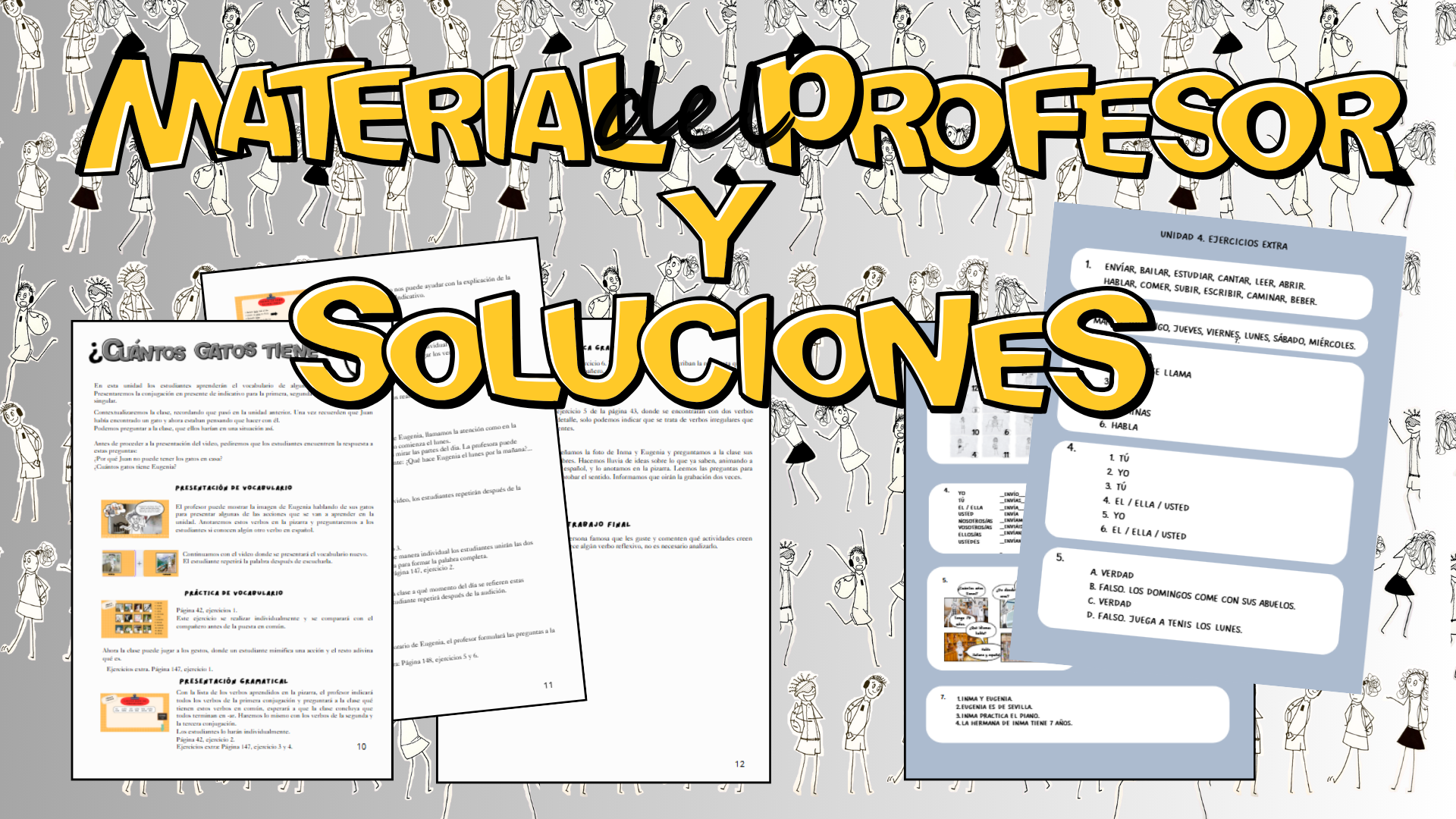 Spanish teacher guide to teach the weekdays
