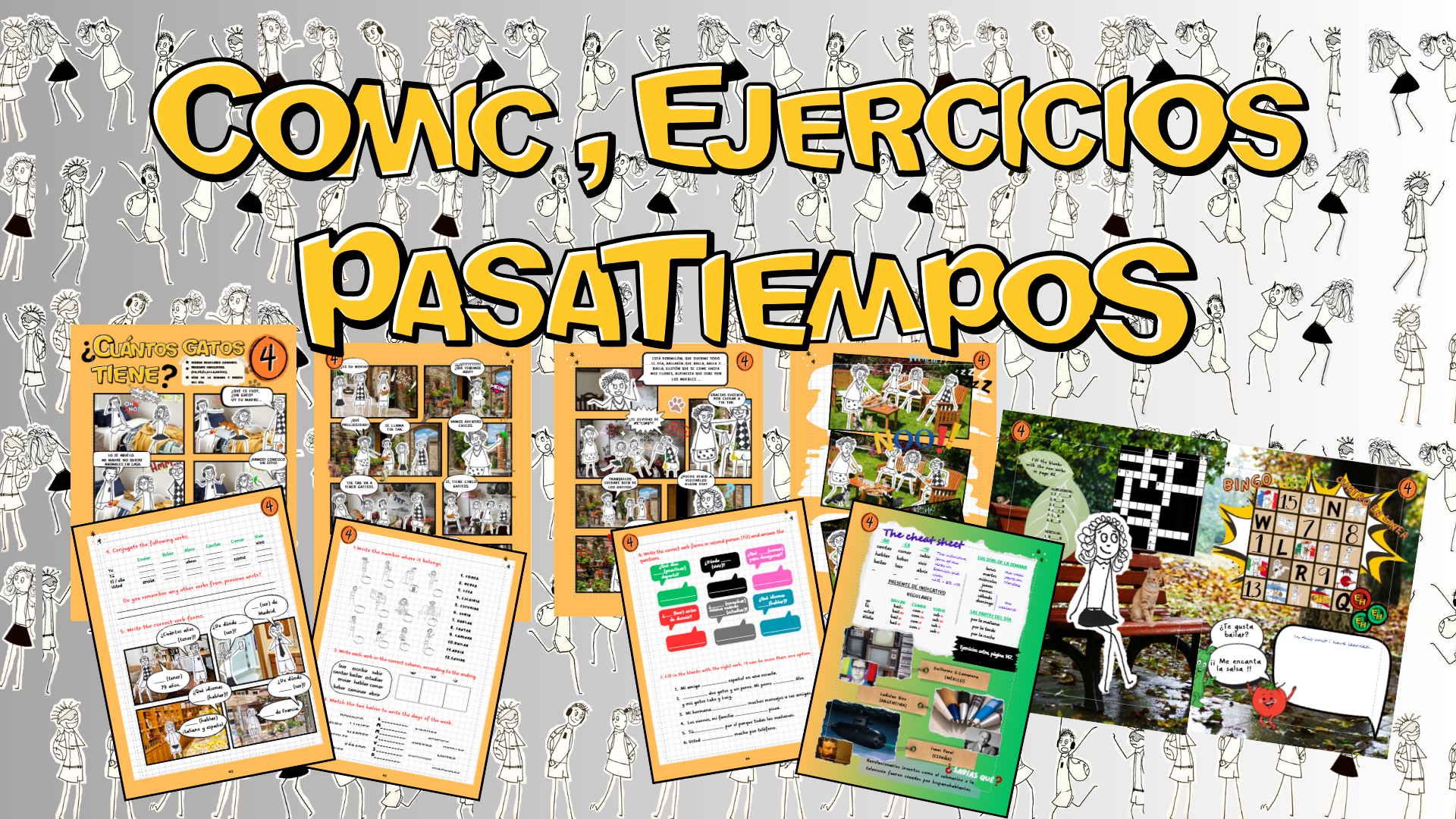 Spanish exercises to study the present tense