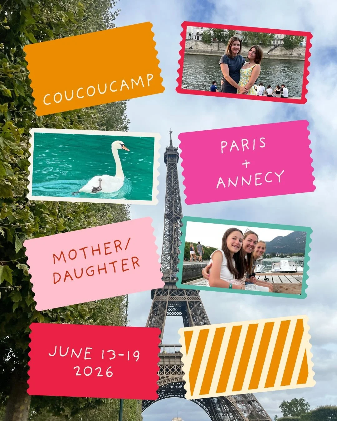 Mother/Daughter dream experience in Paris &amp; Annecy. Join us in June 2026. Message for all the fun details or check out coucoutour.com 🩷🇫🇷 🩷 

#paris #motherdaughter #annecy