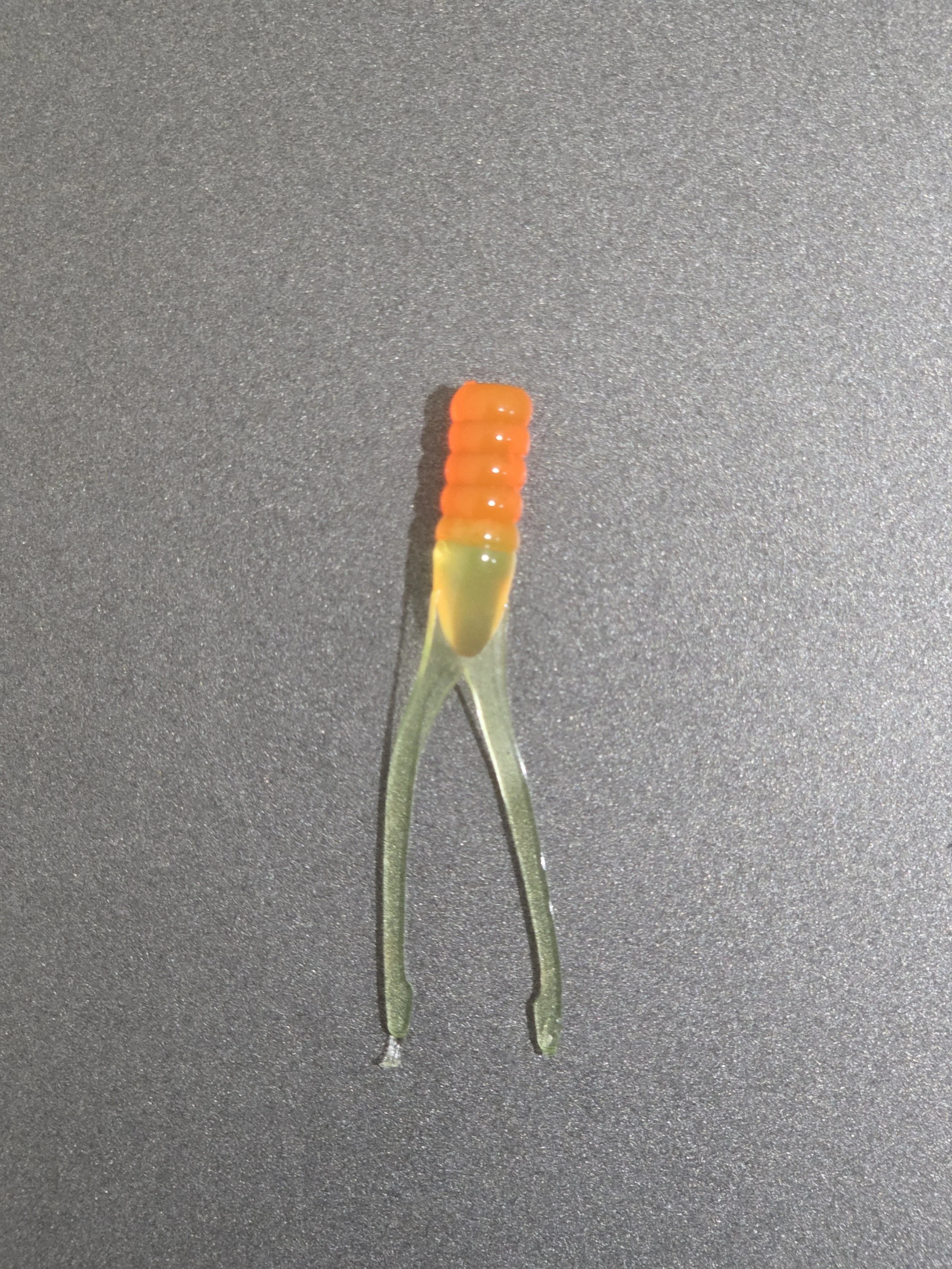 Orange & Chartreuse - Split Tail