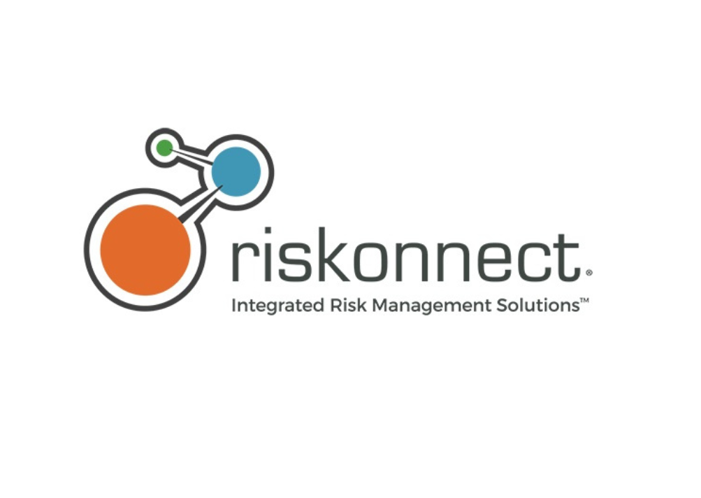 Riskonnect logo with interconnected circles and the slogan 'Integrated Risk Management Solutions'.