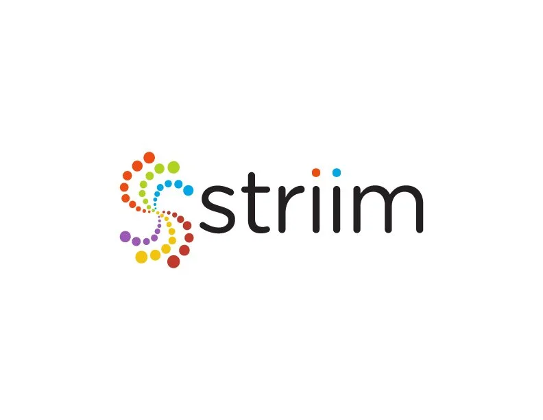 Colorful logo with the word 'straim' and dots arranged in a spiral pattern.
