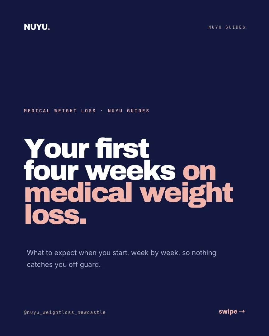 The first four weeks on medical weight loss can be full of surprises.

There&rsquo;s a lot of information and misinformation online, and it can be hard to know what to expect when you&rsquo;re getting started.

While everyone&rsquo;s journey is diffe