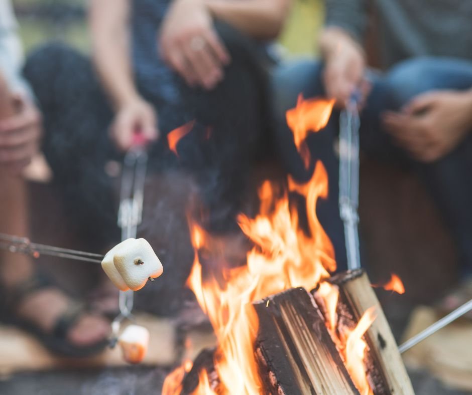 Young Adult Bonfire and S'mores