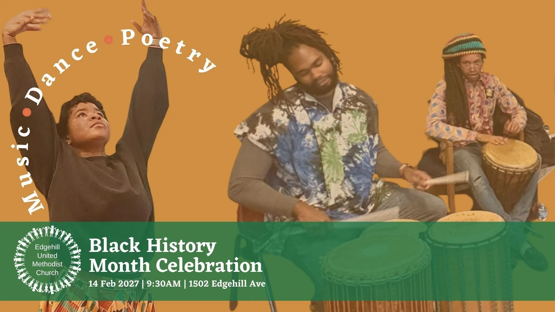 Music | Dance | Poetry - Edgehill Black History Month Celebration