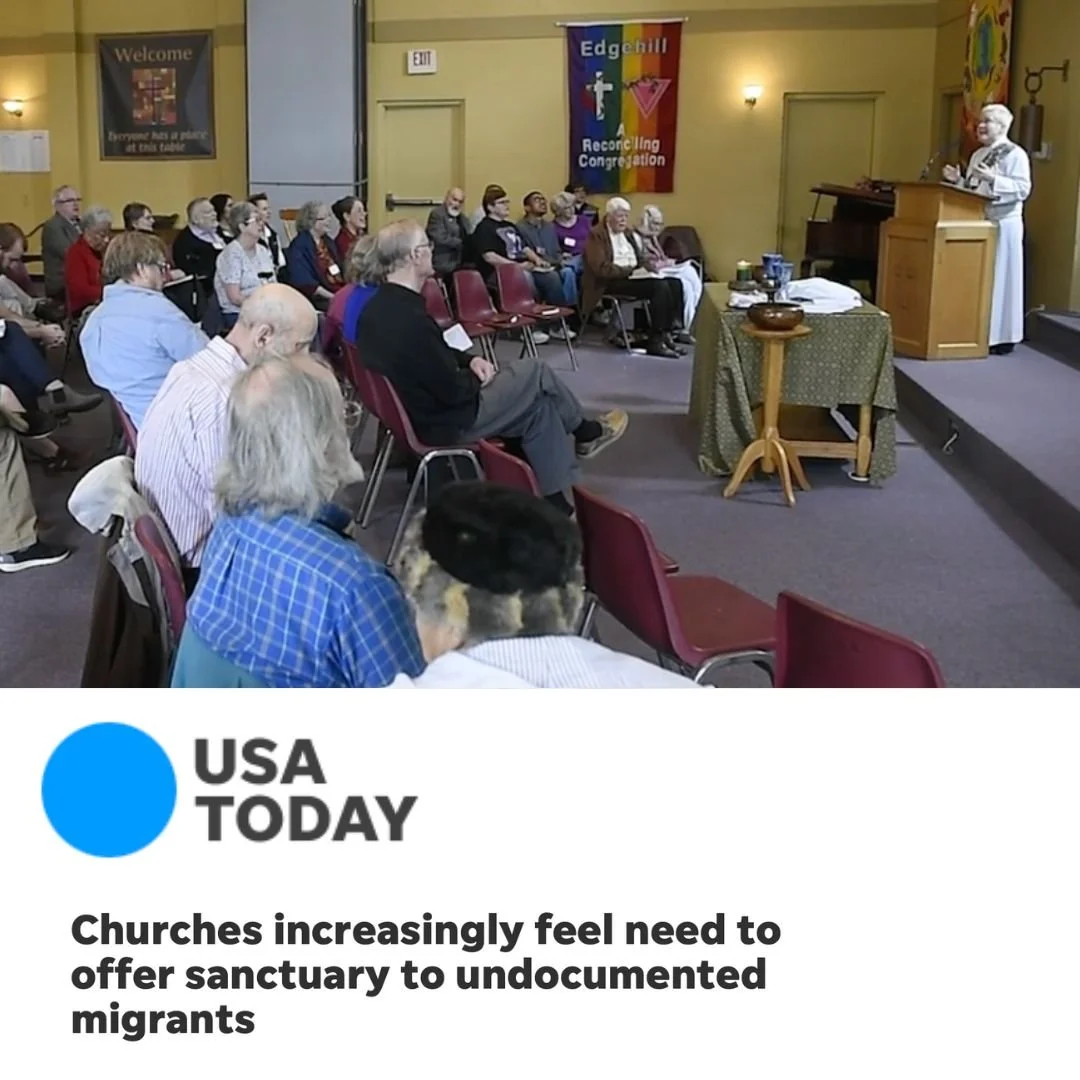 Sanctuary Church for Undocumented Edgehill UMC USA Today Beth Richardson