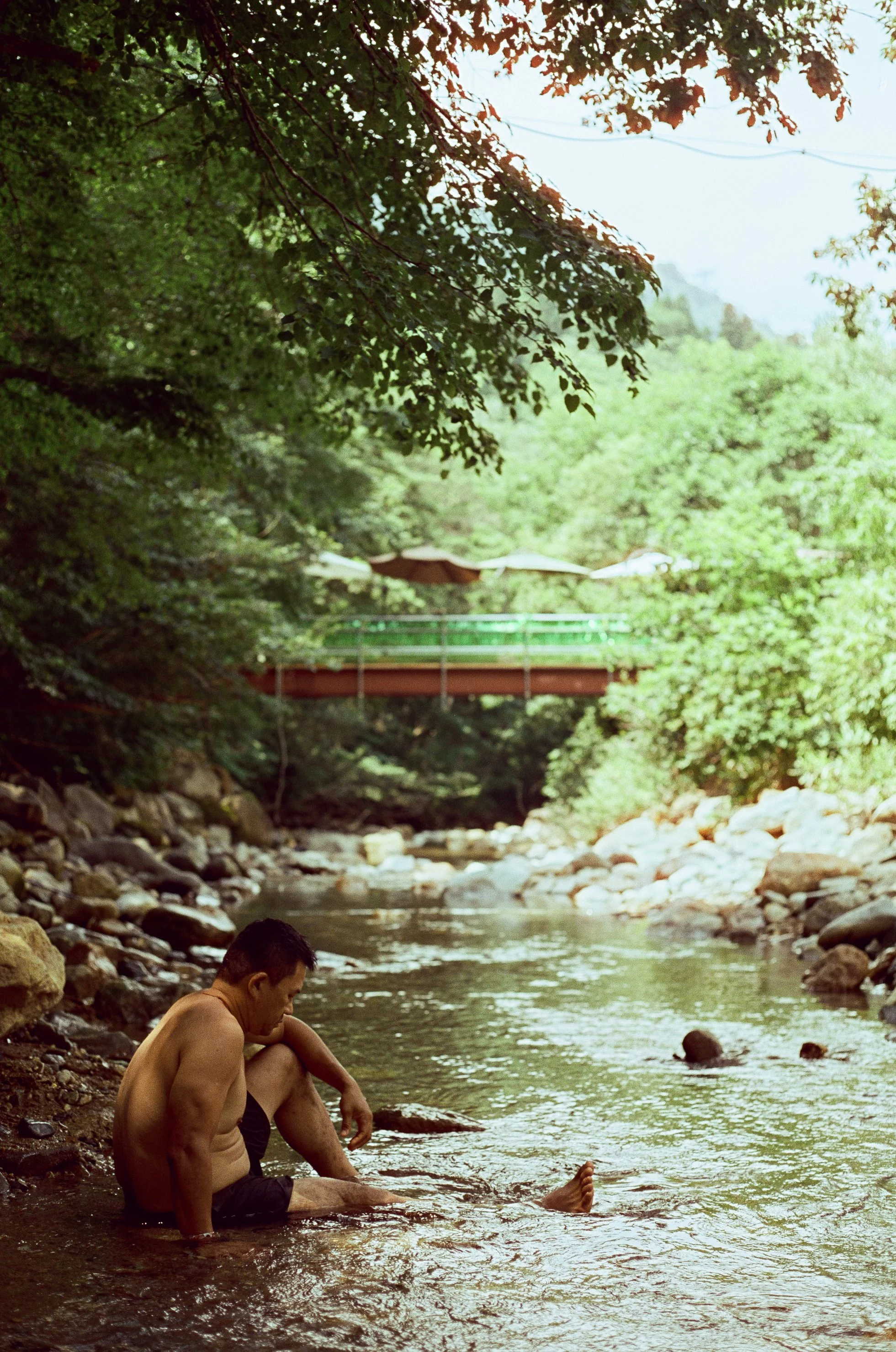 Asagai River - Naeba, Japan // Canon AT-1 + CineStill 50D
