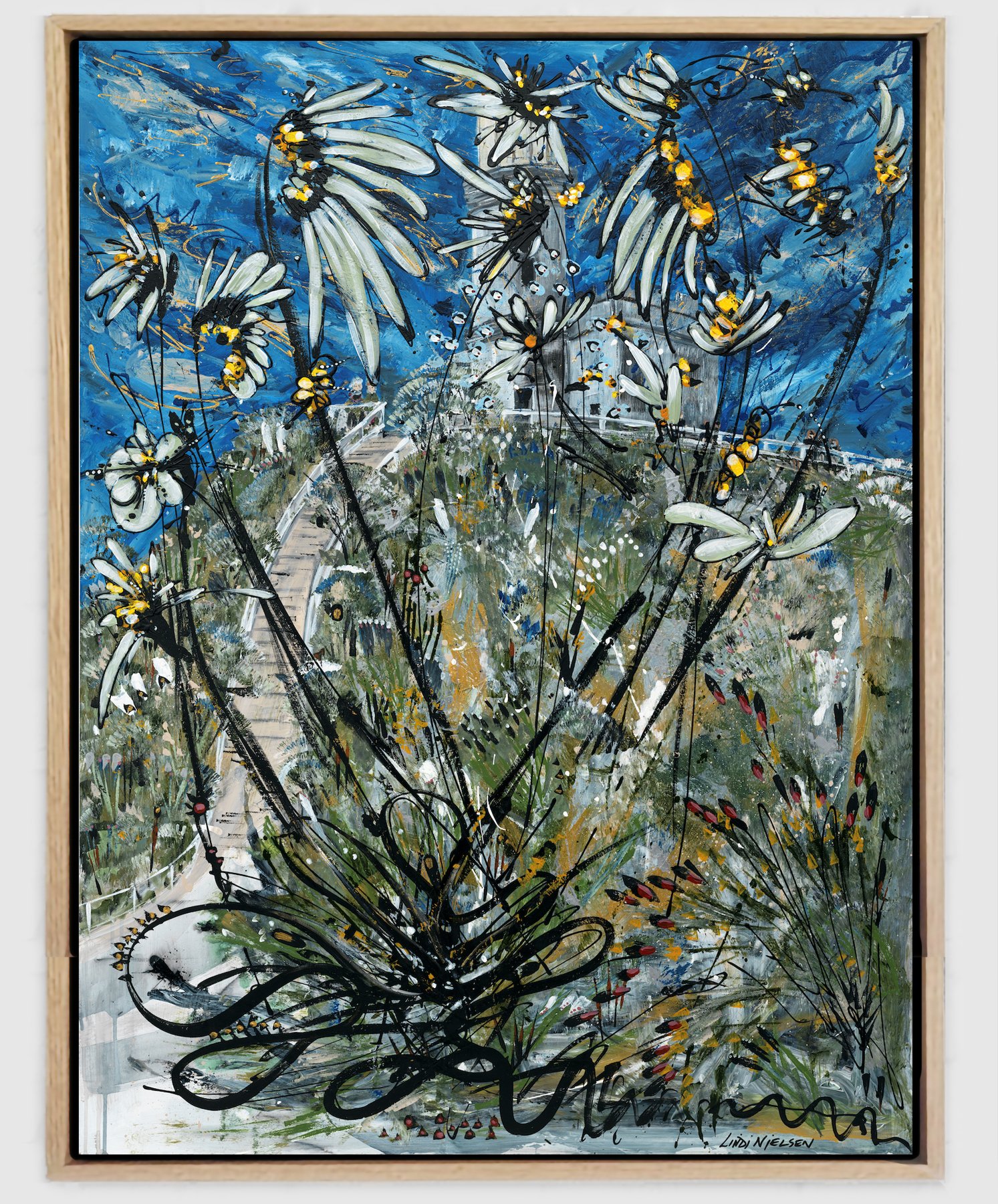 'Byron Bay - The Lighthouse' Original Artwork ( SOLD )