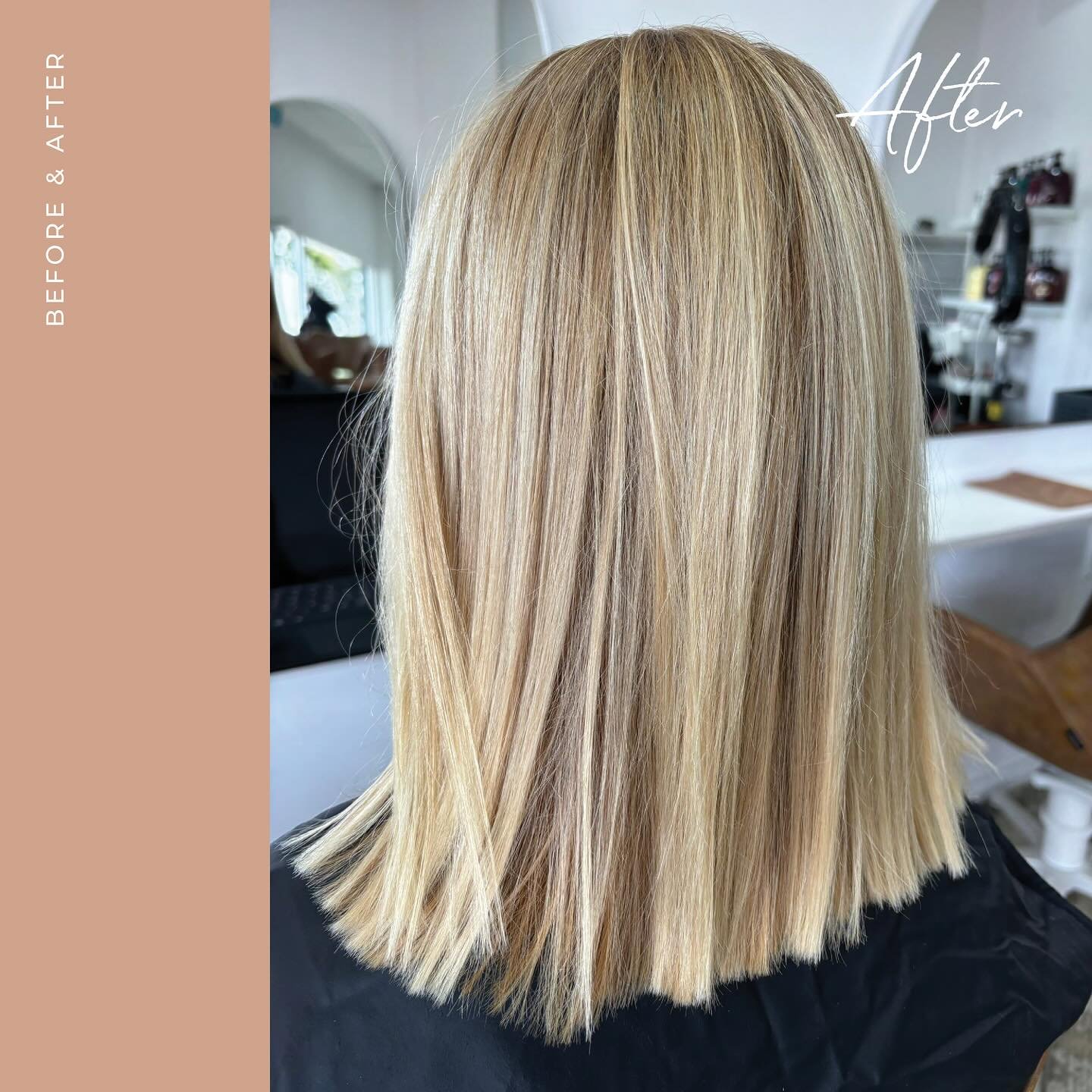 Love this transformation ✨✨#brightblondebob #originalmineral #lovemyjob