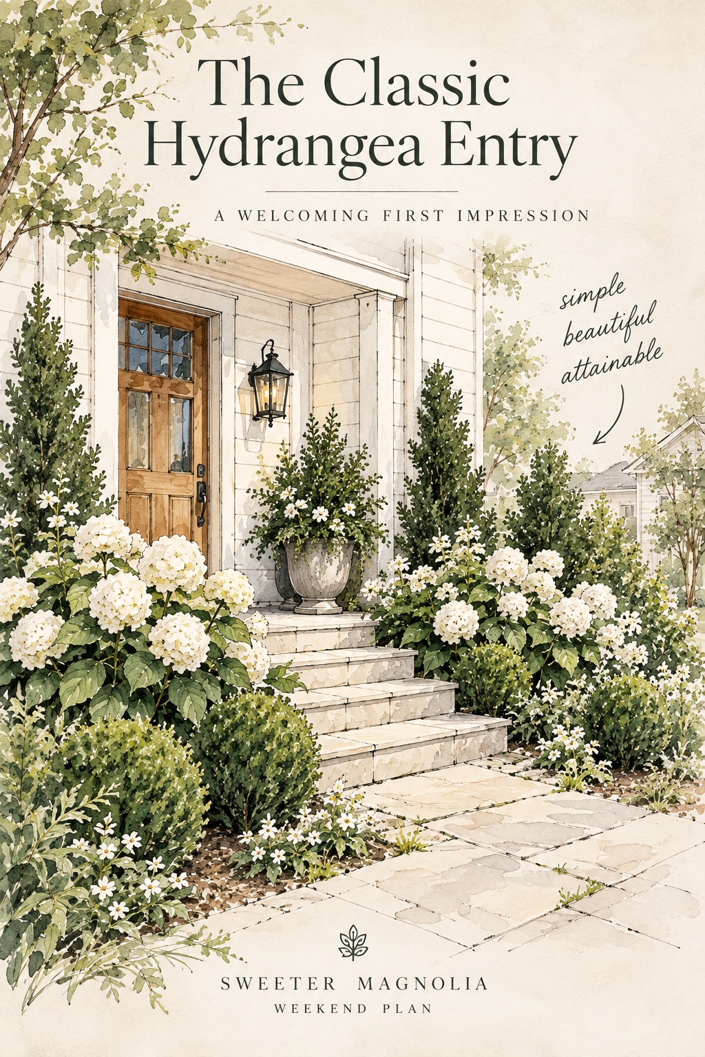 Classic Hydrangea Entry