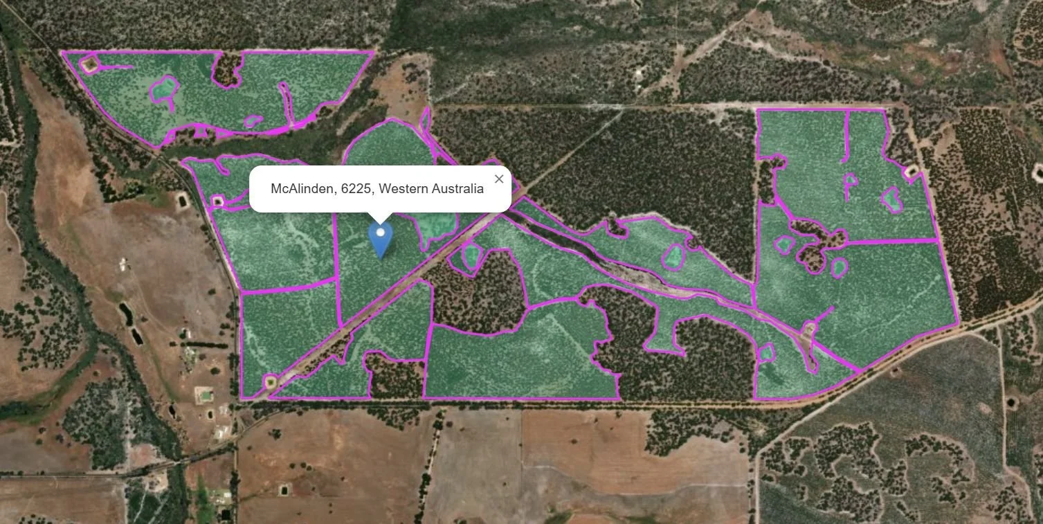 Credits for trees that were already there