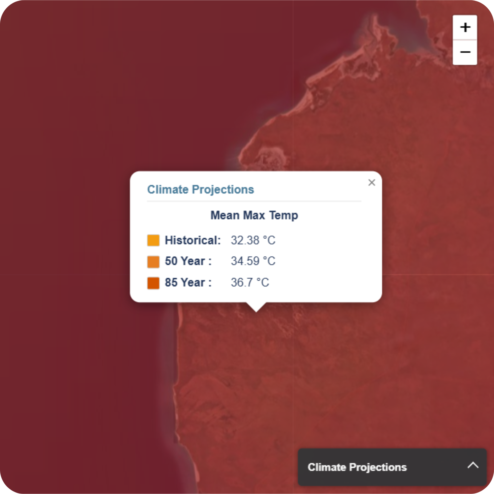 RISK LAYERS CLIMATE CHANGE PROJECTIO