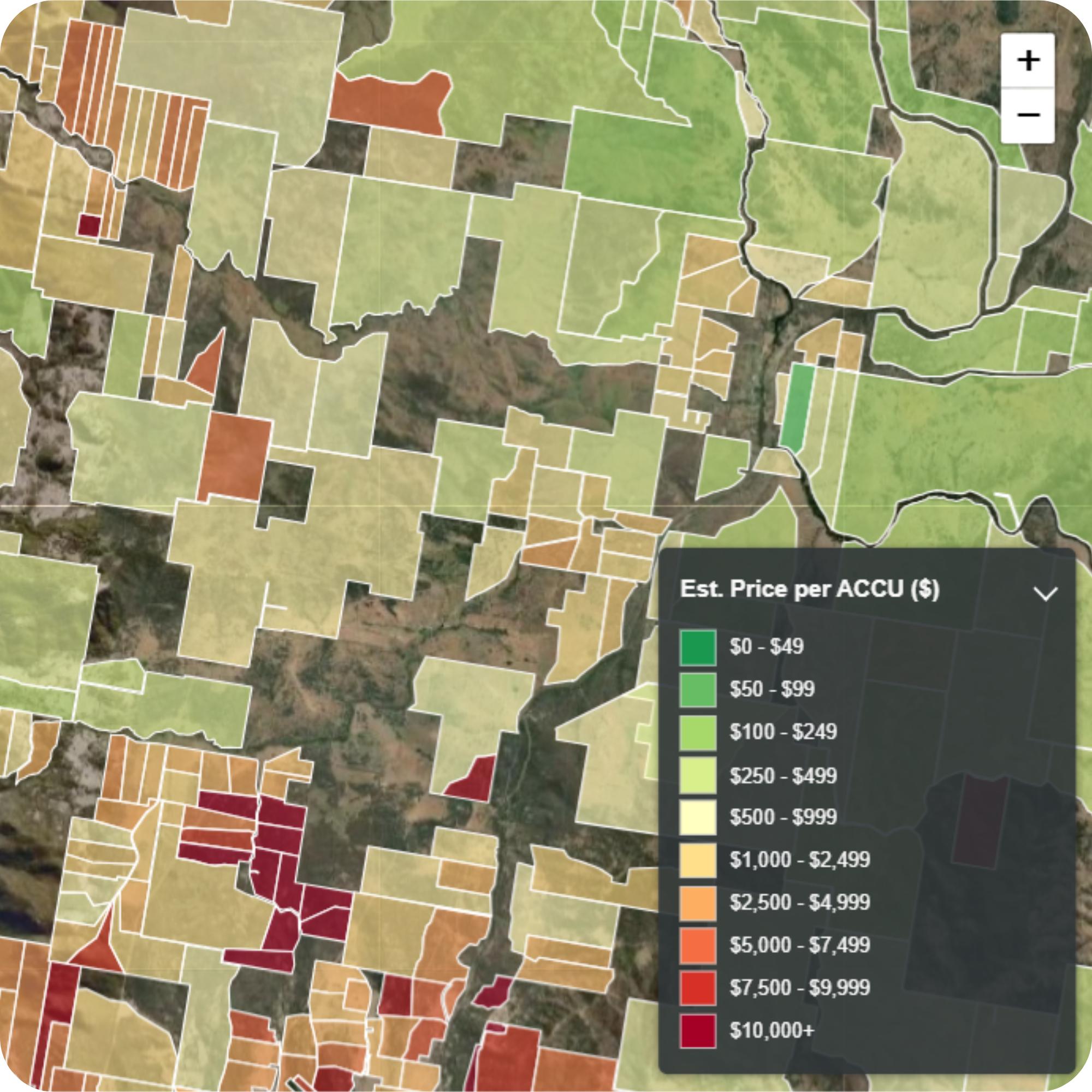 SCREENING LAYERS LAND PRICE PER ACCU