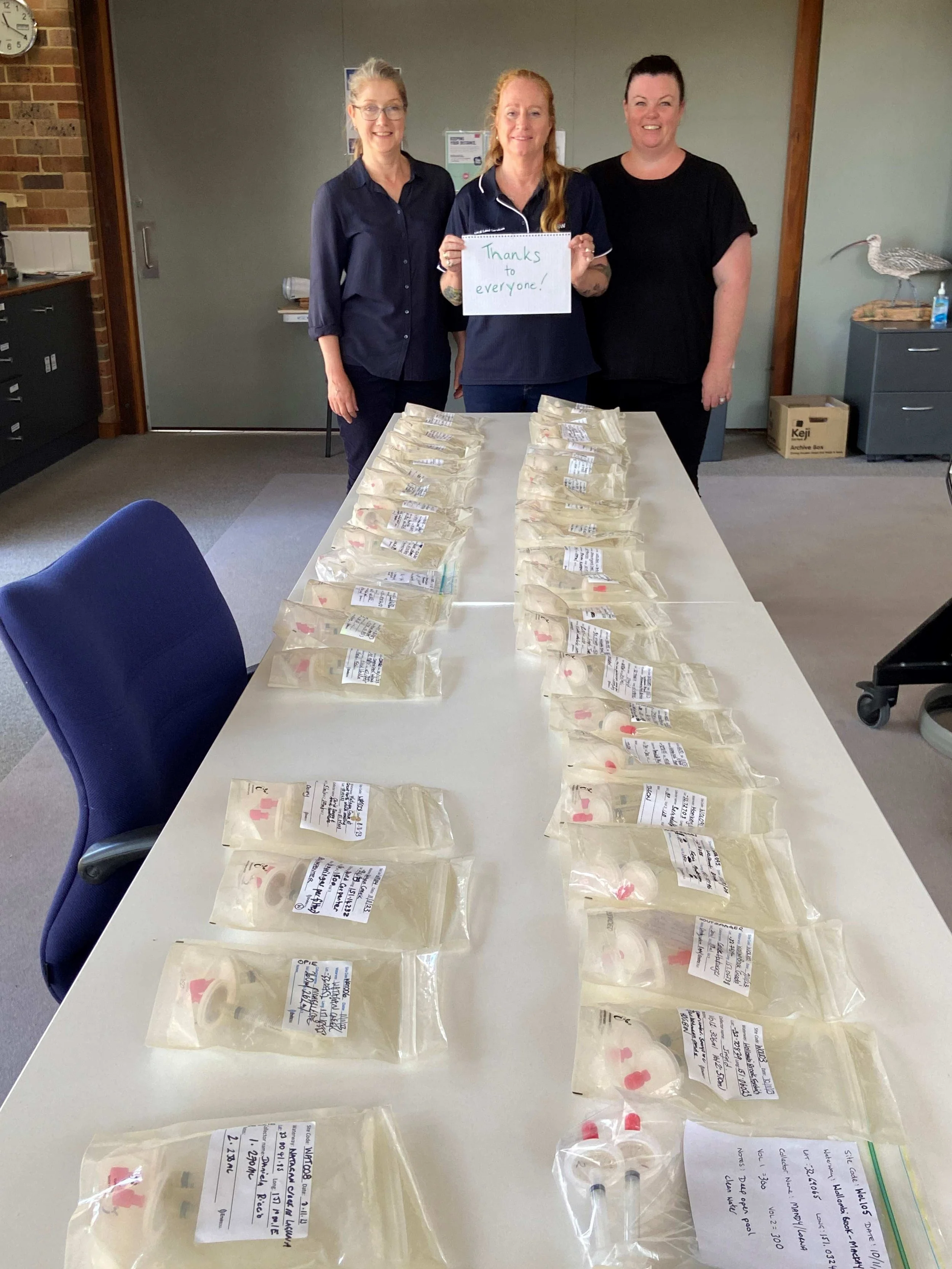 Wollombi Brook eDNA samples from November 2023