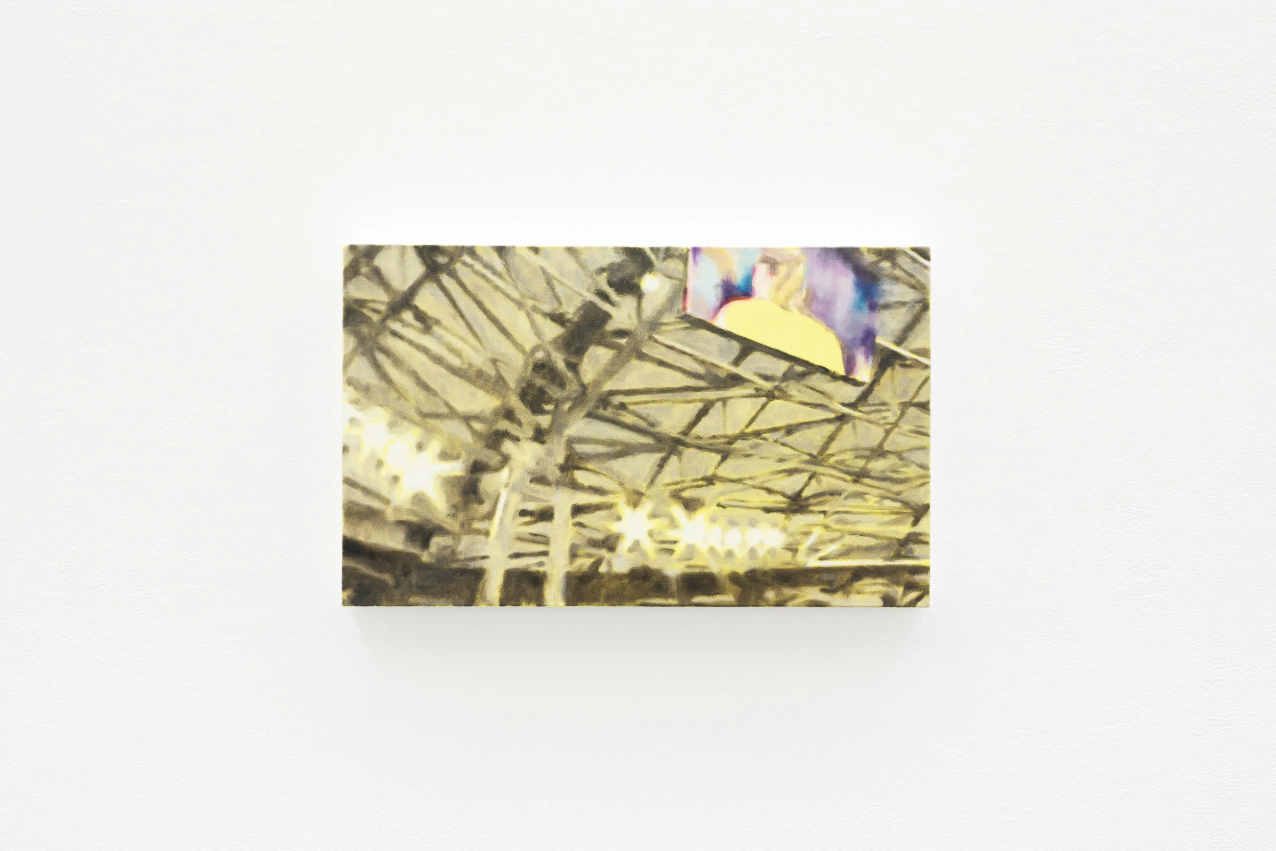 'Untitled (screen)'. 2024, oil on canvas, 34 x 55 x 4 cm. Photo: Dan McCabe.