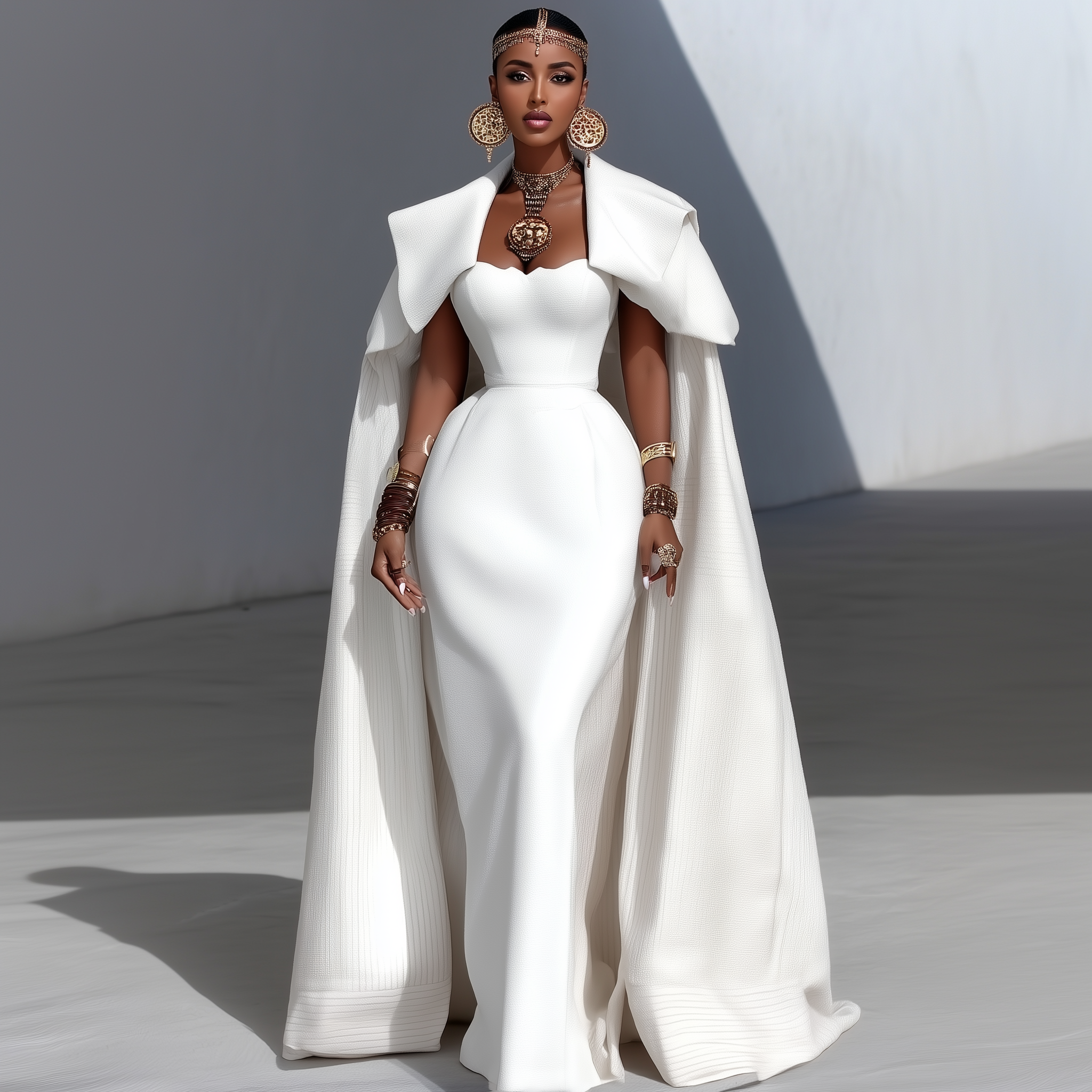 Sheba’s Silhouette: Honouring Ethiopian Heritage Through AI-Inspired Couture