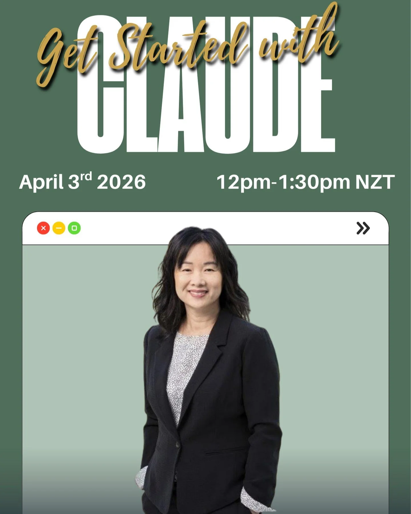 Tonight one of our awesome SHE IS AI educators El Wong is leading a free workshop on how to use Claude confidently. 

She does not teach AI as abstract theory, nor a sales pitch; she teaches people how to actually use tools in their real work. And sh
