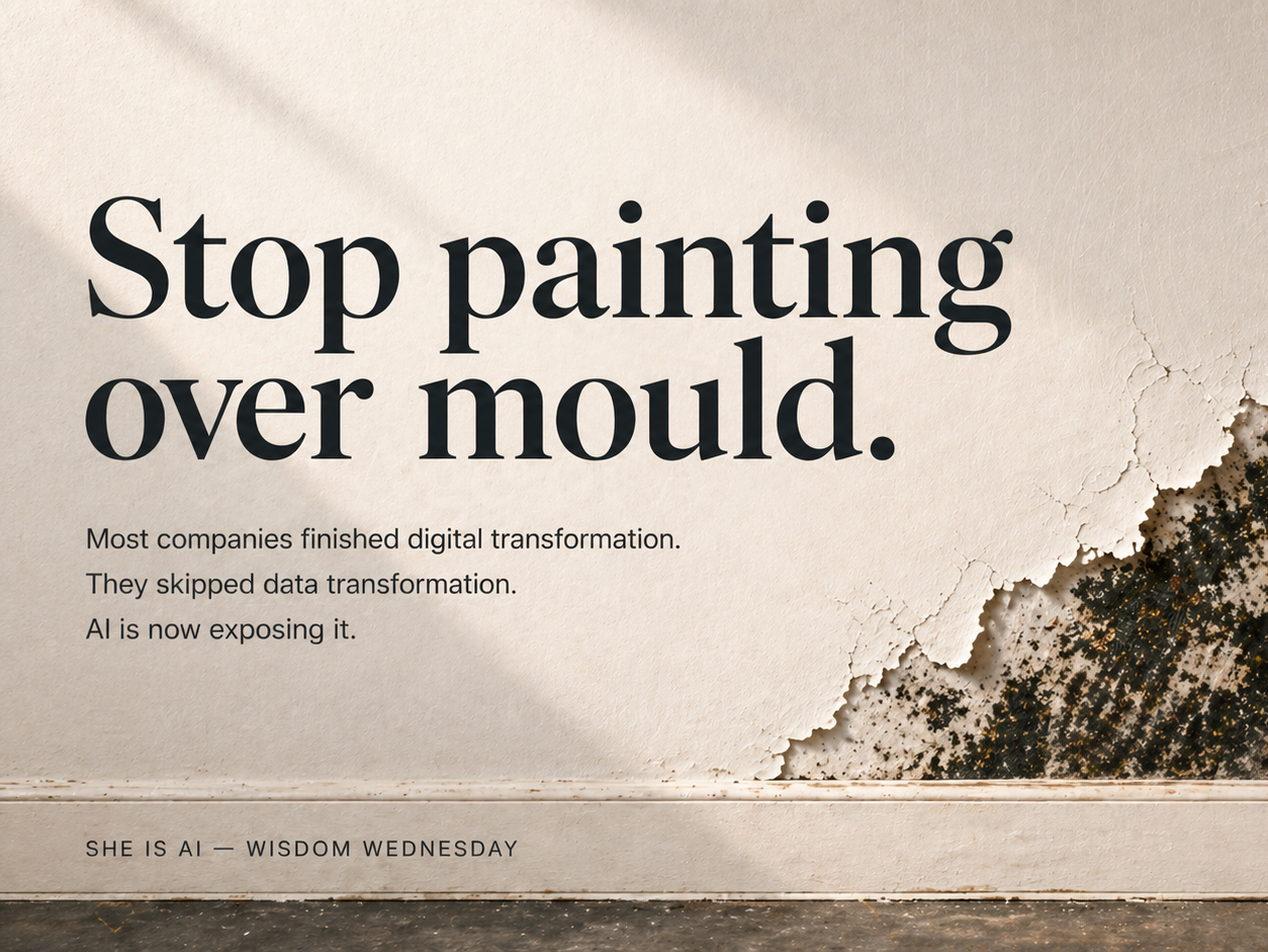 You Can't Build AI on a Mouldy House. Two Industry Voices on Why Data Comes First.