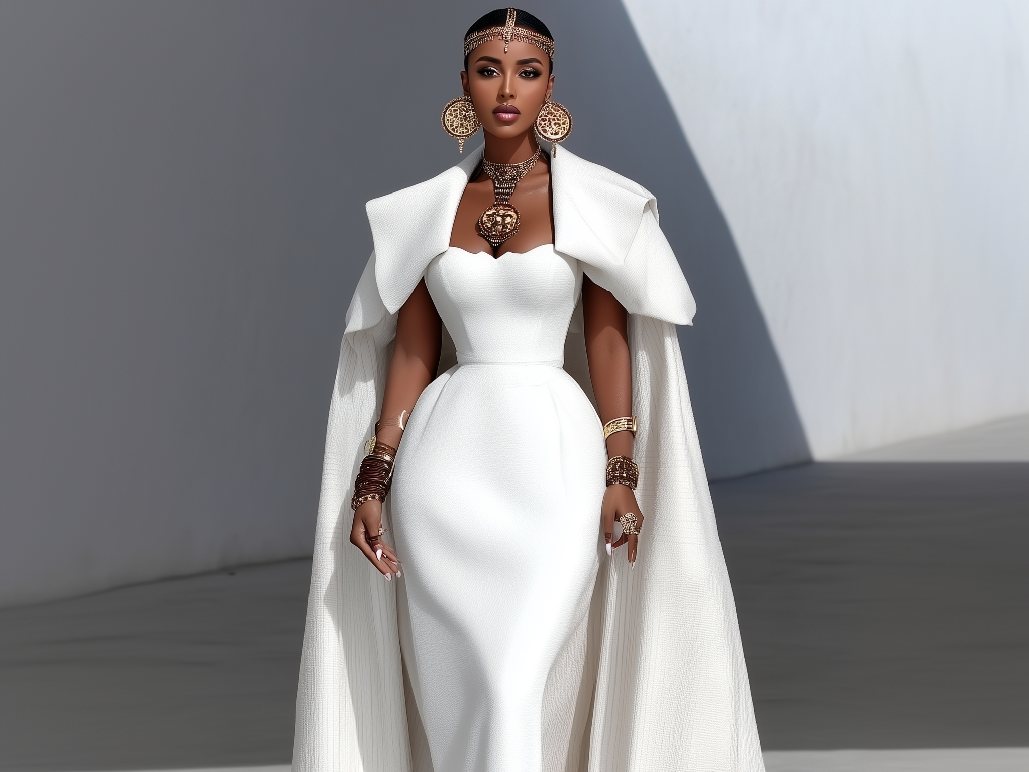 Sheba’s Silhouette: Honouring Ethiopian Heritage Through AI-Inspired Couture
