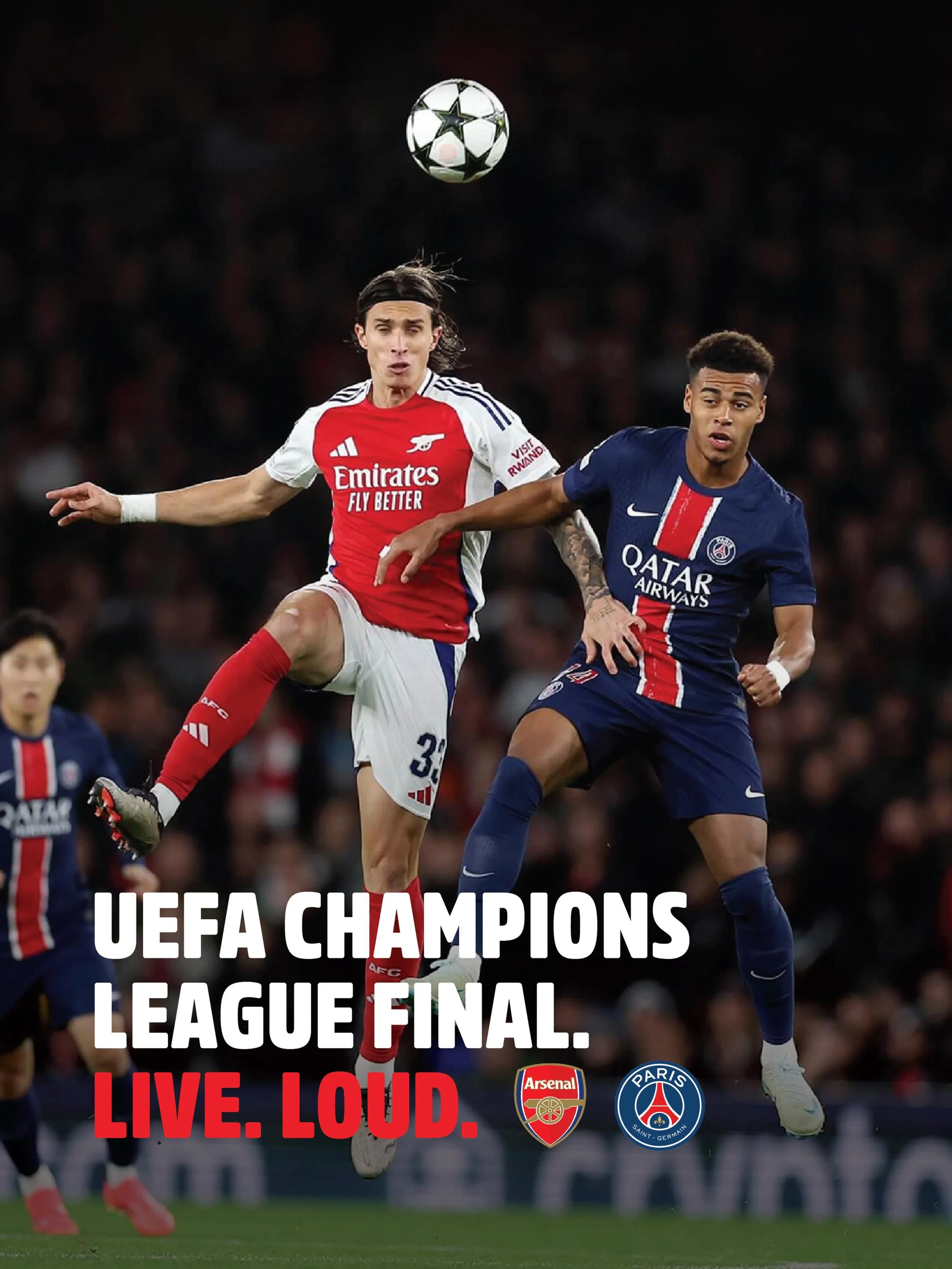 The biggest game of the club season. 🏆⚽ Arsenal vs PSG &mdash; Champions League Final

Sunday 31 May &mdash; kick off 2AM. Bar stays open until the final whistle. 

We&rsquo;ve got the big screen, the cold drinks, and the loud crowd. 

#UCLFinal #Ch