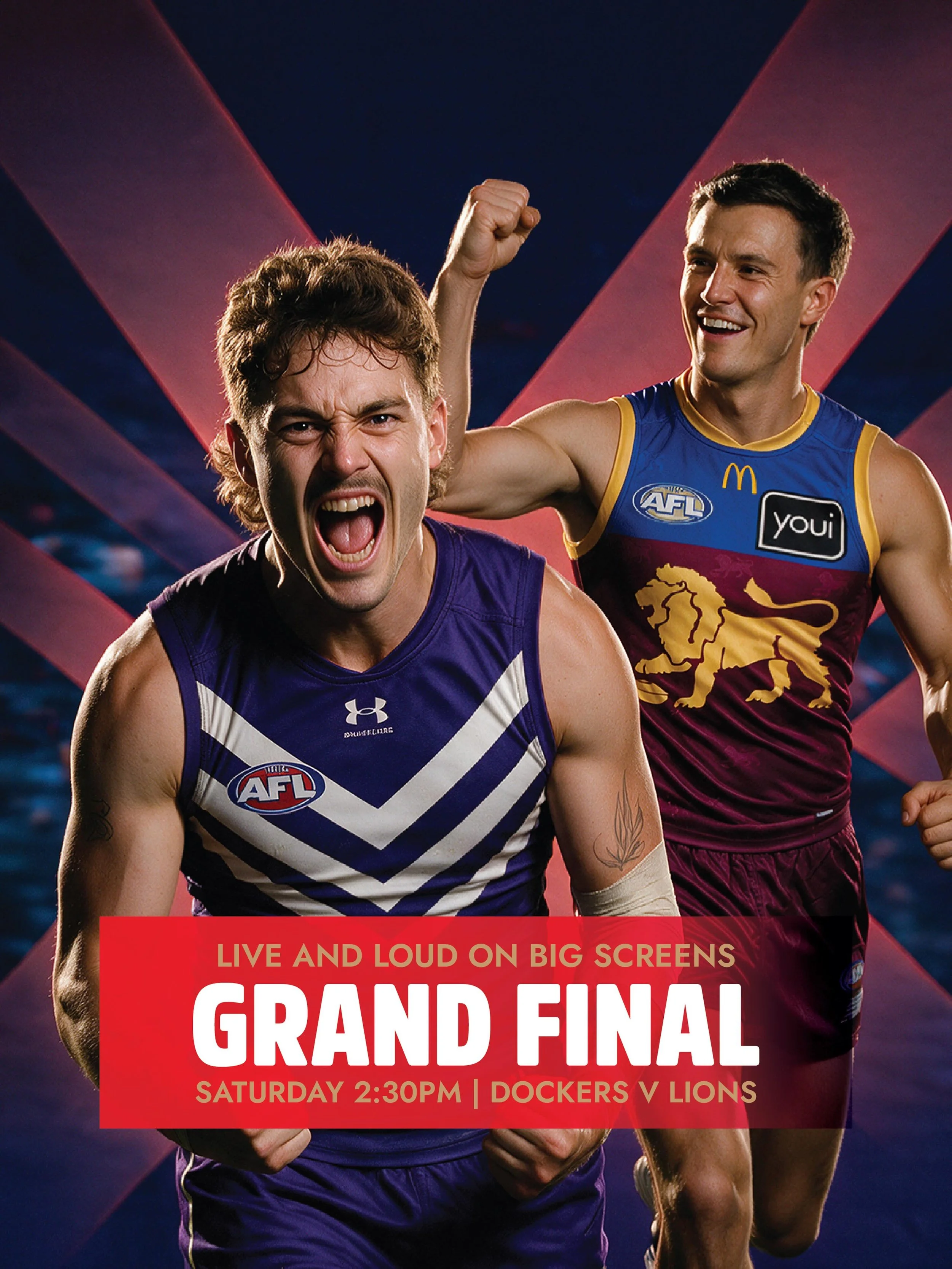 🏆 AFL GRAND FINAL LIVE and LOUD @ Richmond Republic 🏆

GRAND FINAL DAY. THIS is where you watch it.

Saturday 26 September
Doors open 10am

$99 SIREN TO SIREN &mdash; from 2:30PM

Choice of one main meal from a selected menu PLUS bottomless schoone