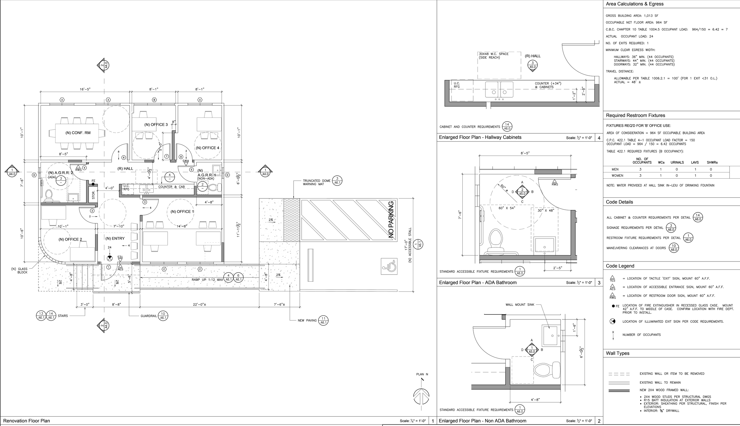 New Floor Plan, ramp, and parking spot