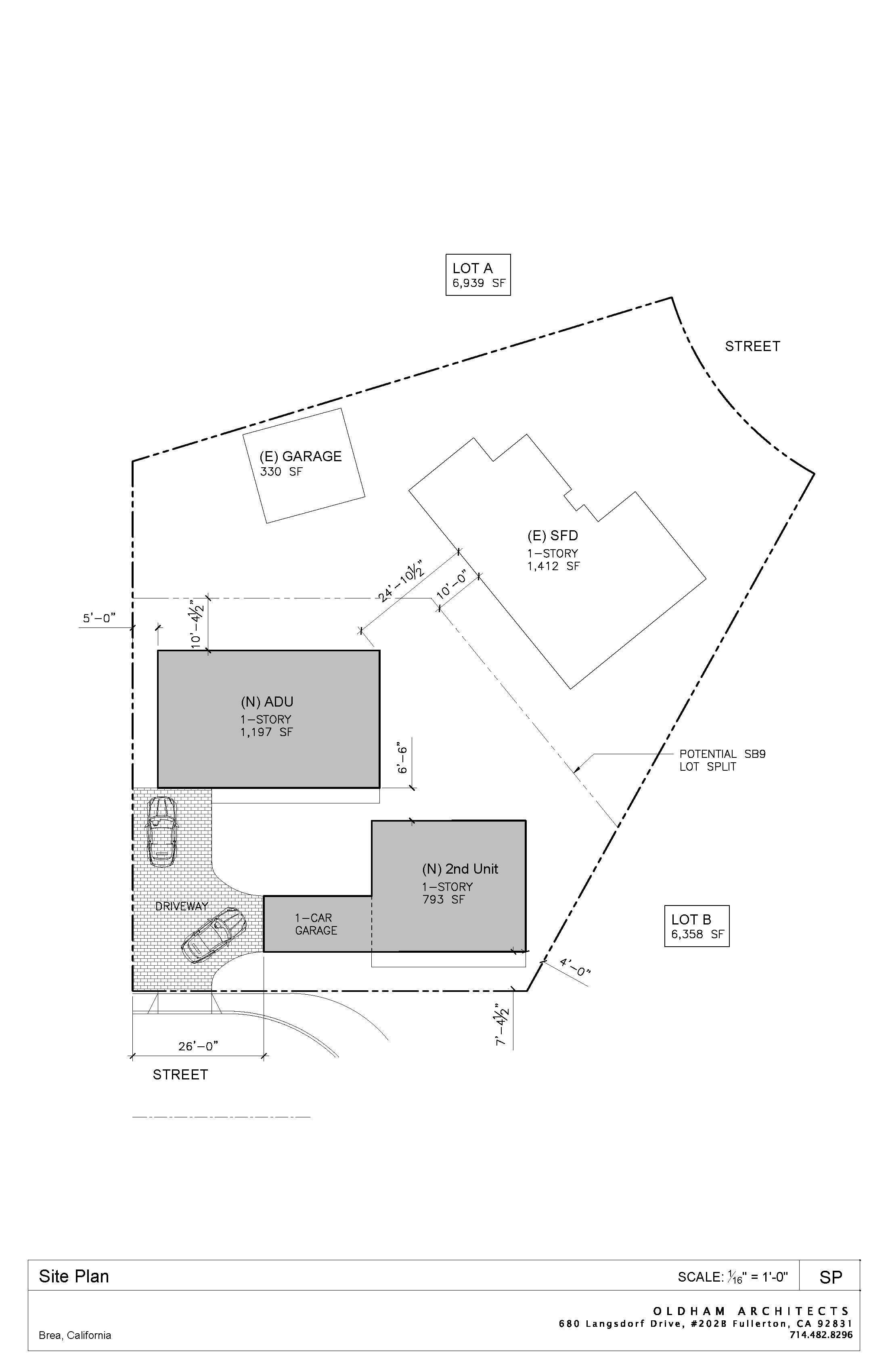 2 ADUs & Lot Split - Brea, CA