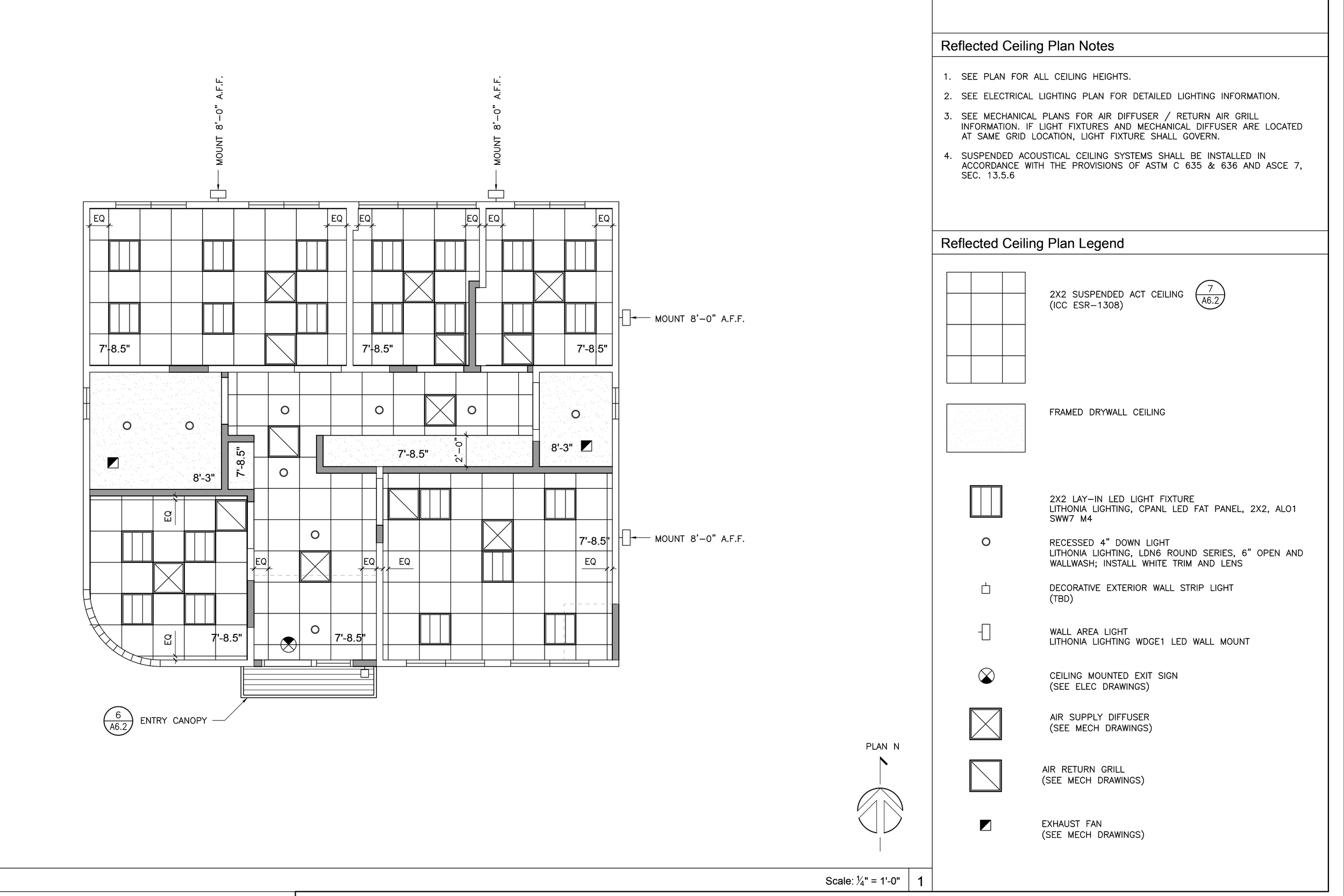 Reflected Ceiling Plan