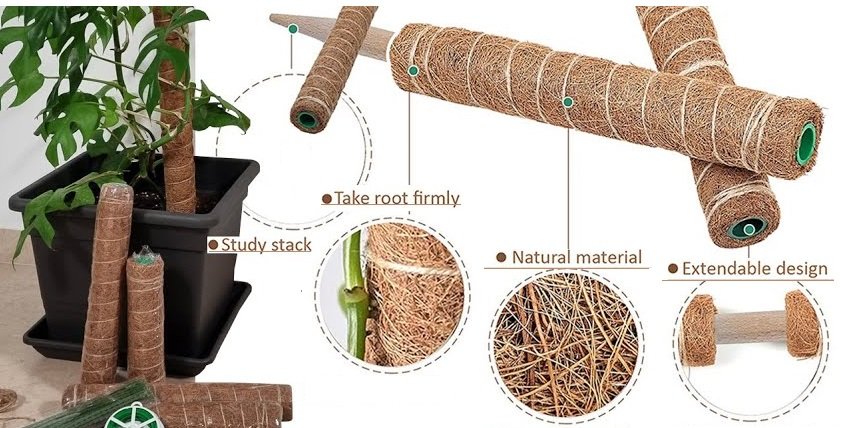 Coir Totem Pole