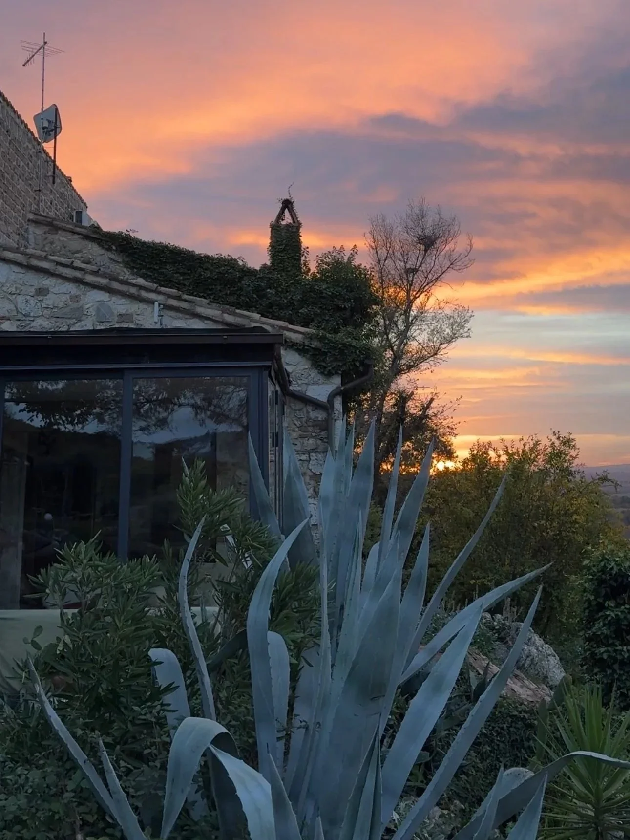 sunset in saturnia italy
