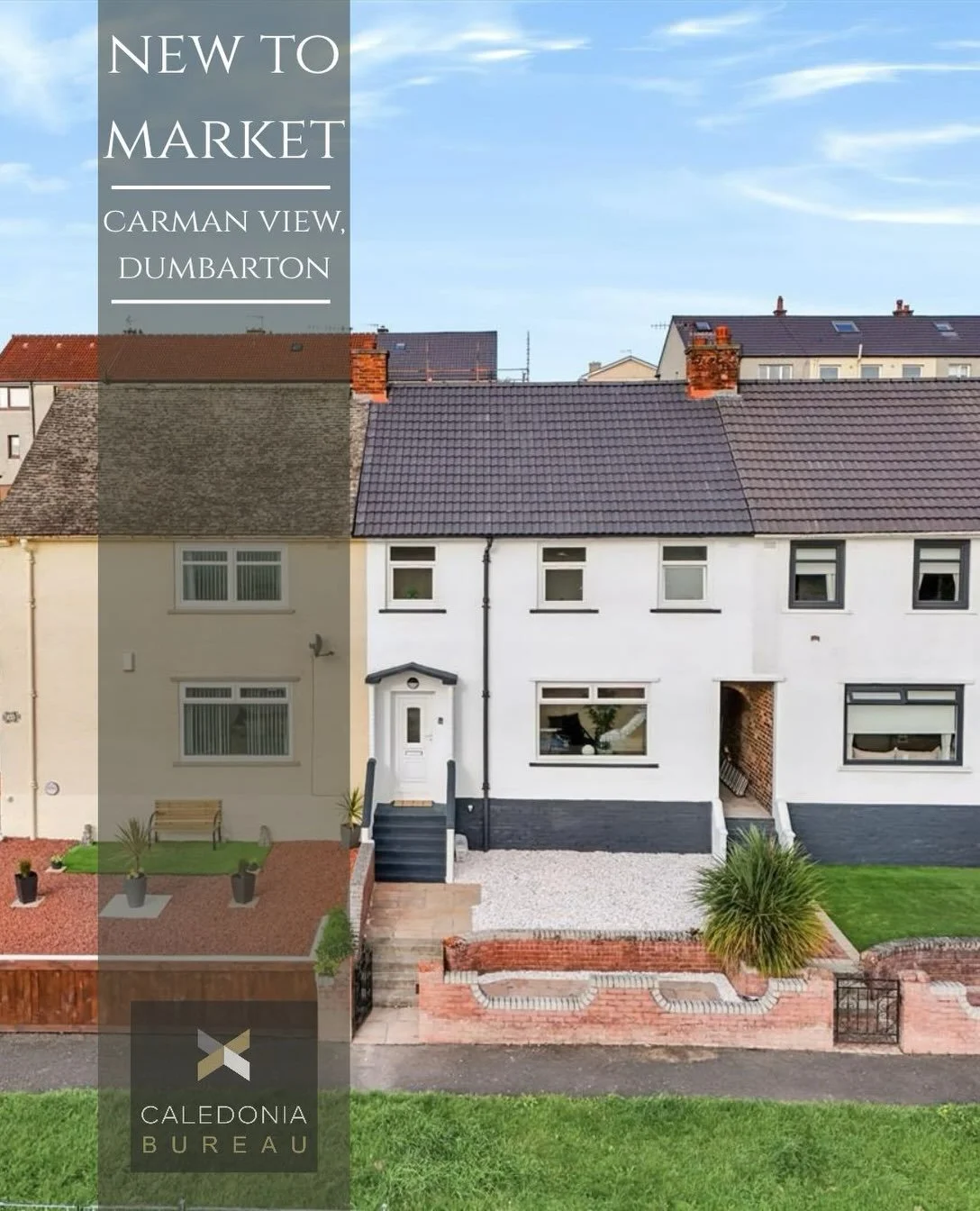 🏡𝗡𝗲𝘄 𝗧𝗼 𝗠𝗮𝗿𝗸𝗲𝘁
📍𝗖𝗮𝗿𝗺𝗮𝗻 𝗩𝗶𝗲𝘄, 𝗗𝘂𝗺𝗯𝗮𝗿𝘁𝗼𝗻

💰 Offers Over &pound;157,000

Beautifully styled and recently upgraded and refurbished three-bedroom mid terrace villa, positioned on an elevated plot within desirable Bellsmyre