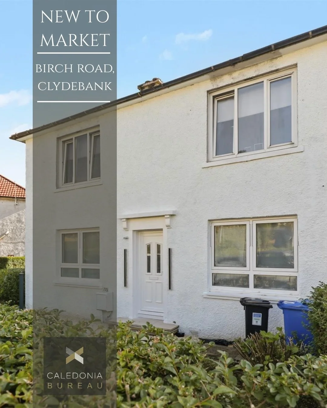 🏡 𝗡𝗲𝘄 𝗧𝗼 𝗠𝗮𝗿𝗸𝗲𝘁

📍 Birch Road, Clydebank
💰Offers Over: &pound;95,000

Immaculate one-bedroom upper cottage flat located within this popular pocket of Parkhall. In lovely condition throughout with quality fixtures, floor and wall coverin