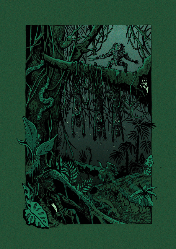 There's Something In Those Trees - Print