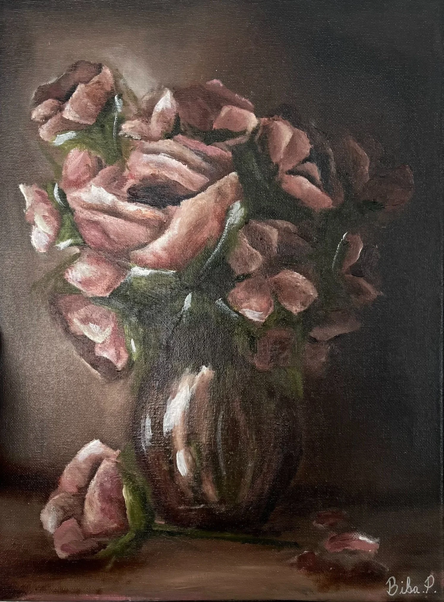 Roses in a Vase